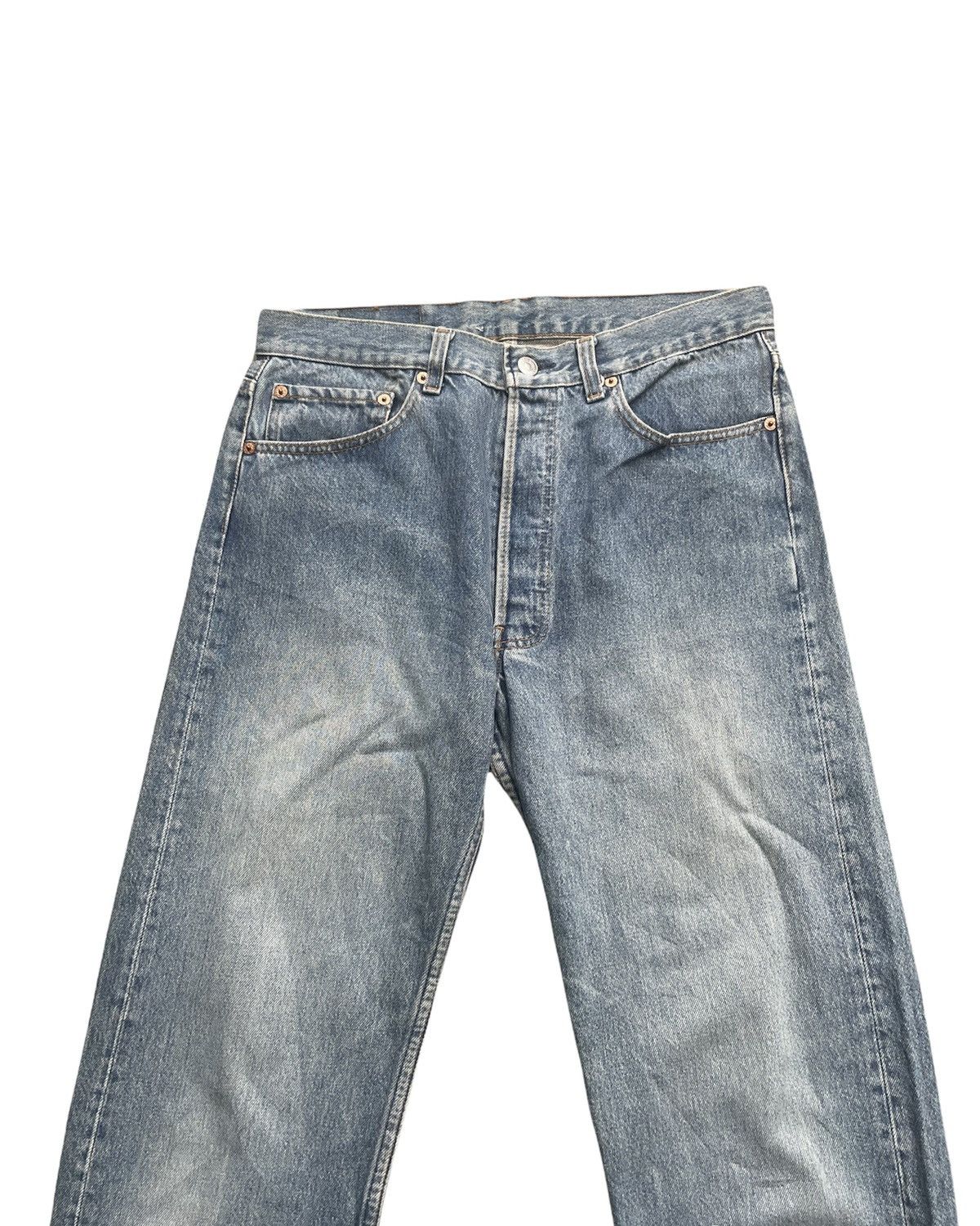 Levi's Vintage Levi’s 501 e 1992 Usa Stone Wash Aging Size US 32 / EU 48 - 4 Thumbnail