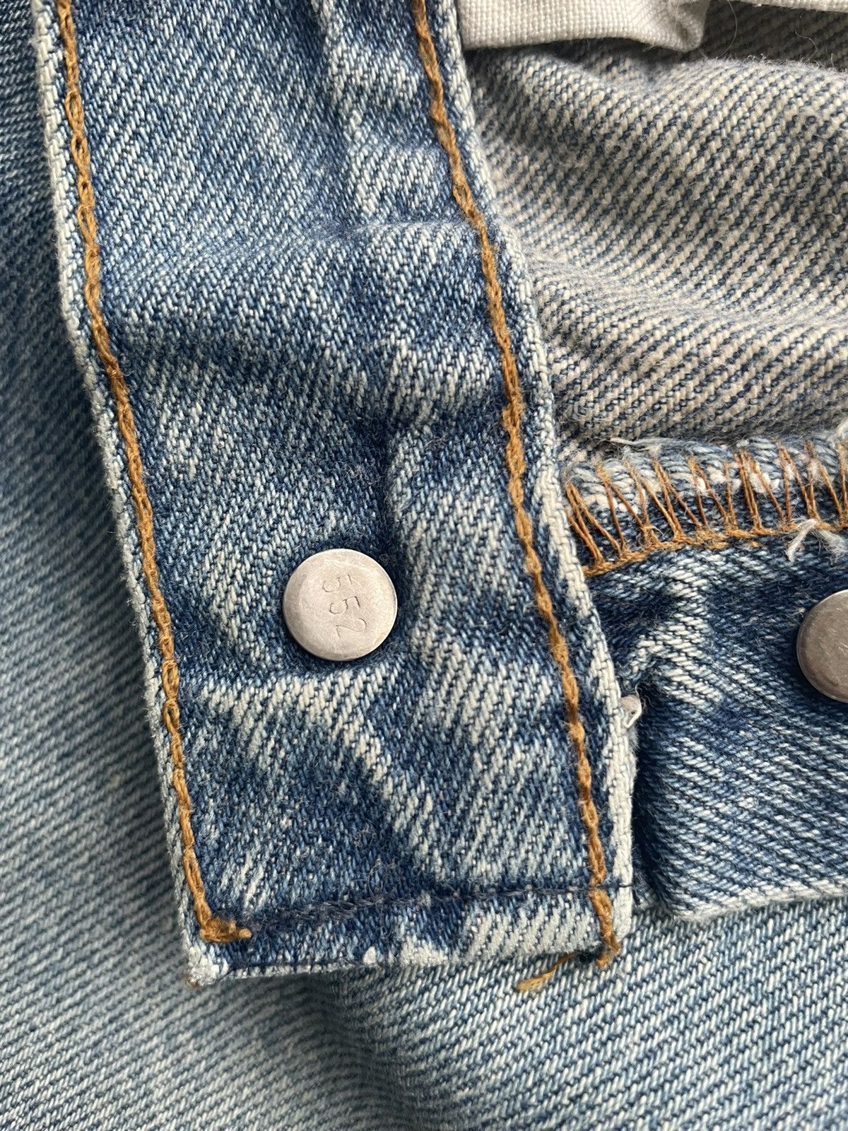 Levi's Vintage Levi’s 501 e 1992 Usa Stone Wash Aging Size US 32 / EU 48 - 15 Thumbnail