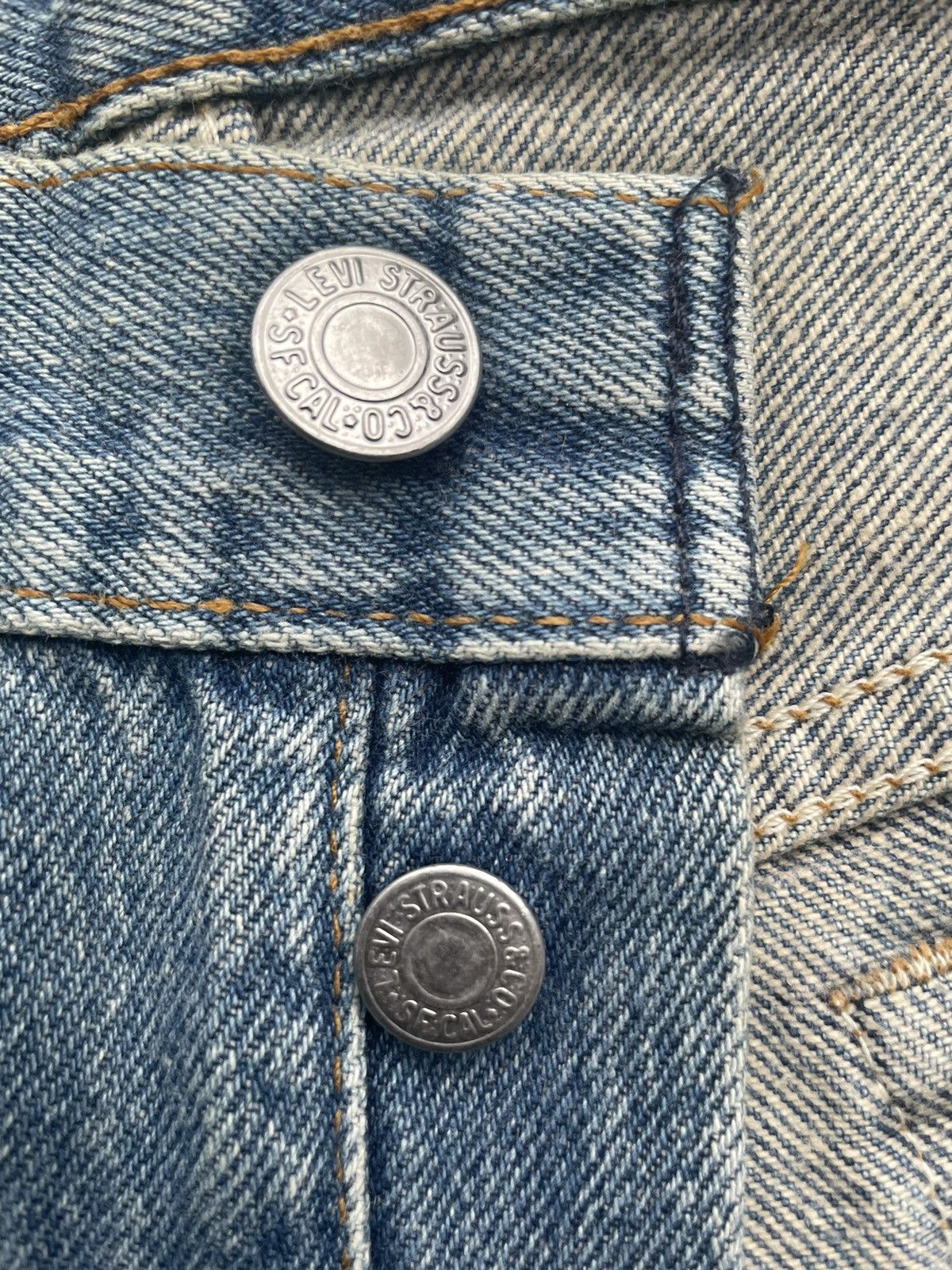 Levi's Vintage Levi’s 501 e 1992 Usa Stone Wash Aging Size US 32 / EU 48 - 18 Thumbnail