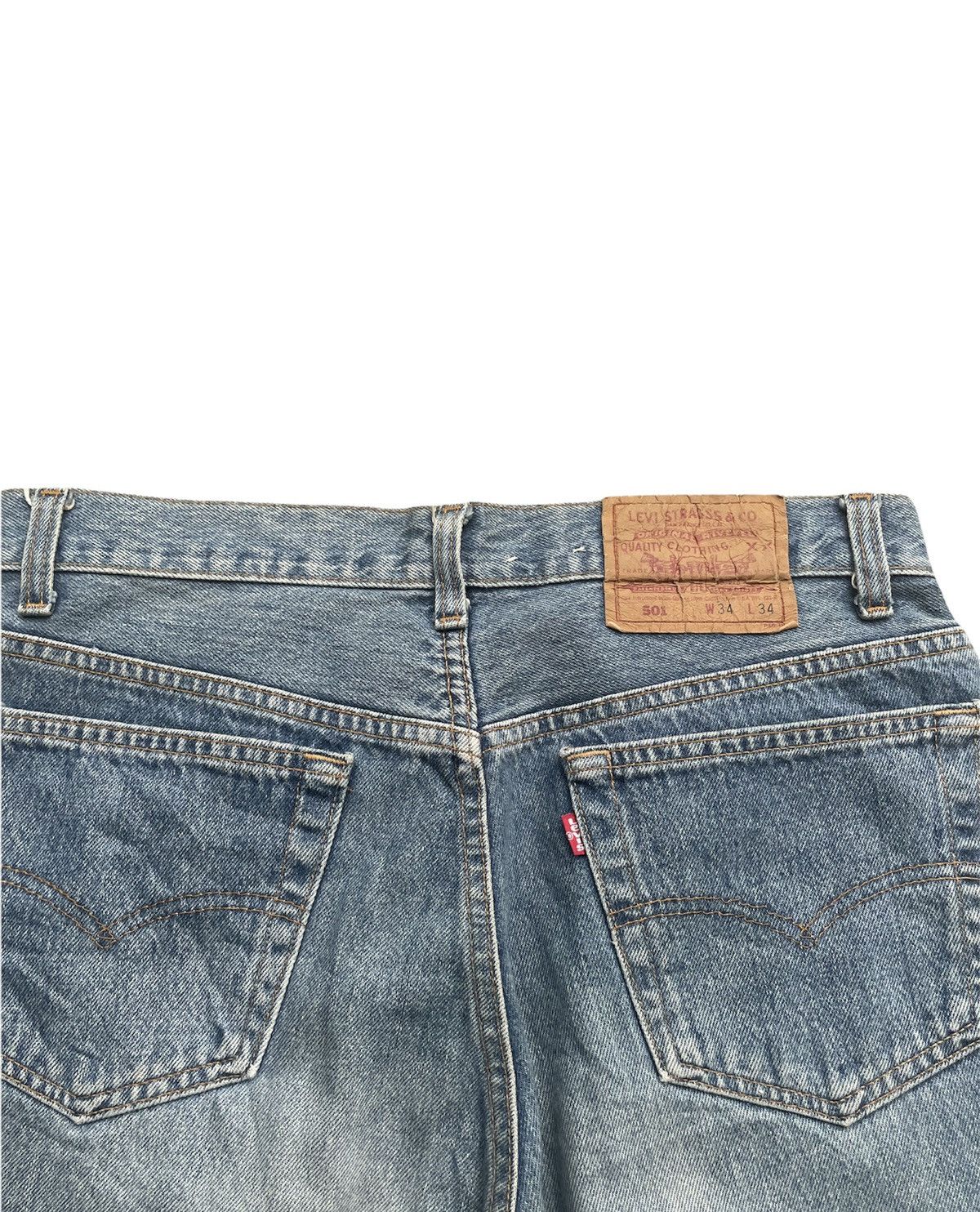 Levi's Vintage Levi’s 501 e 1992 Usa Stone Wash Aging Size US 32 / EU 48 - 8 Thumbnail
