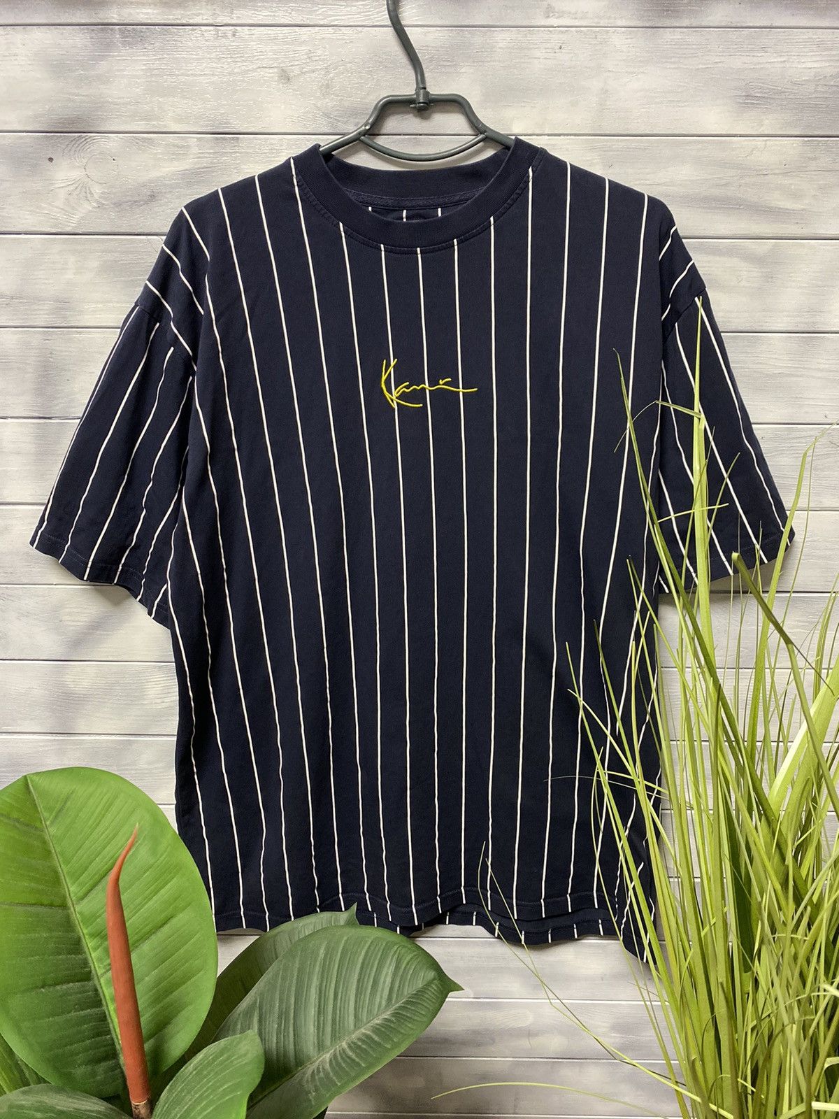 Japanese Brand × Karl Kani Rare T-Shirt KARL KANI CENTR LOGO. 2pac style. Size US L / EU 52-54 / 3 - 1 Thumbnail