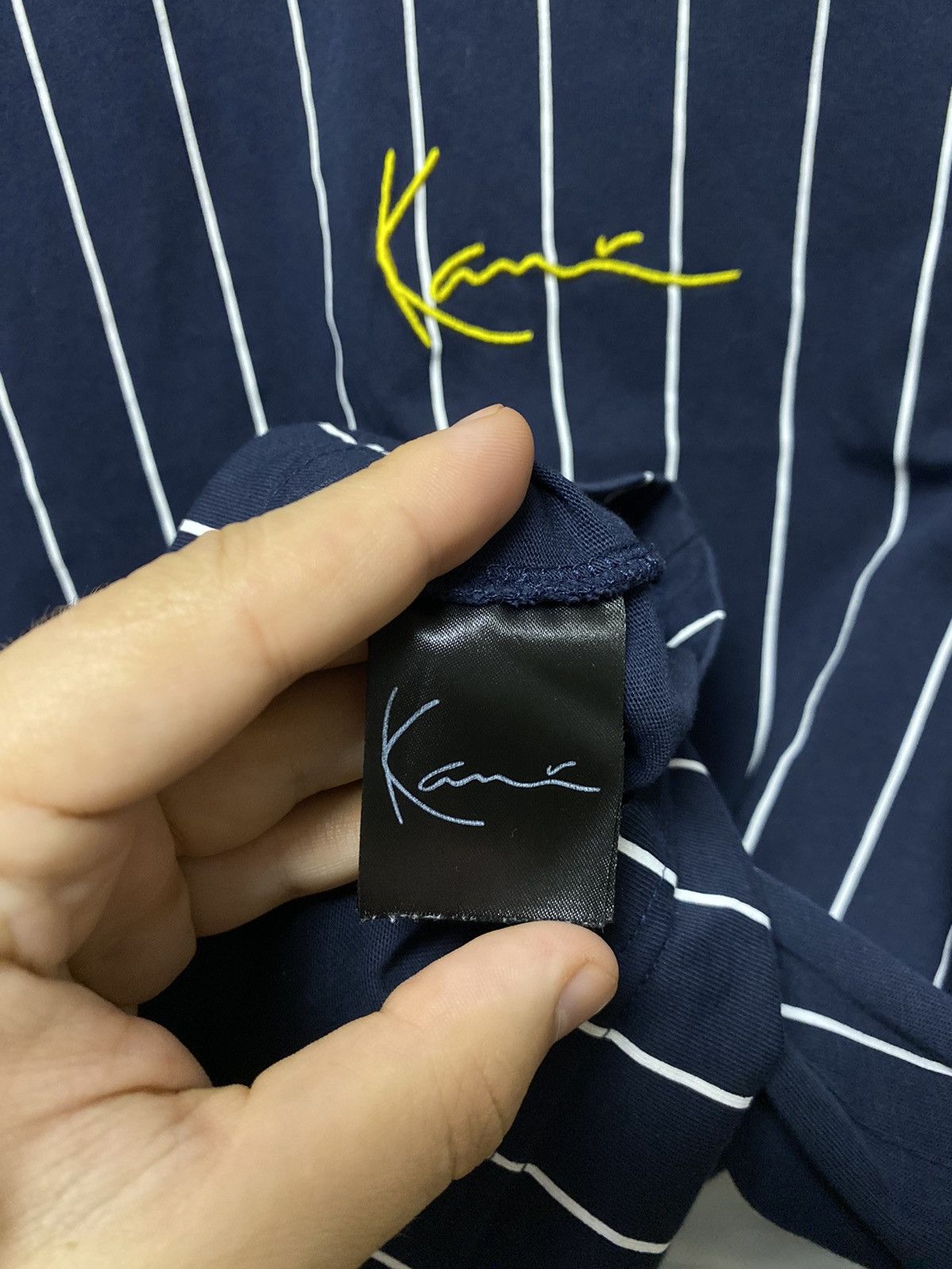 Japanese Brand × Karl Kani Rare T-Shirt KARL KANI CENTR LOGO. 2pac style. Size US L / EU 52-54 / 3 - 7 Thumbnail