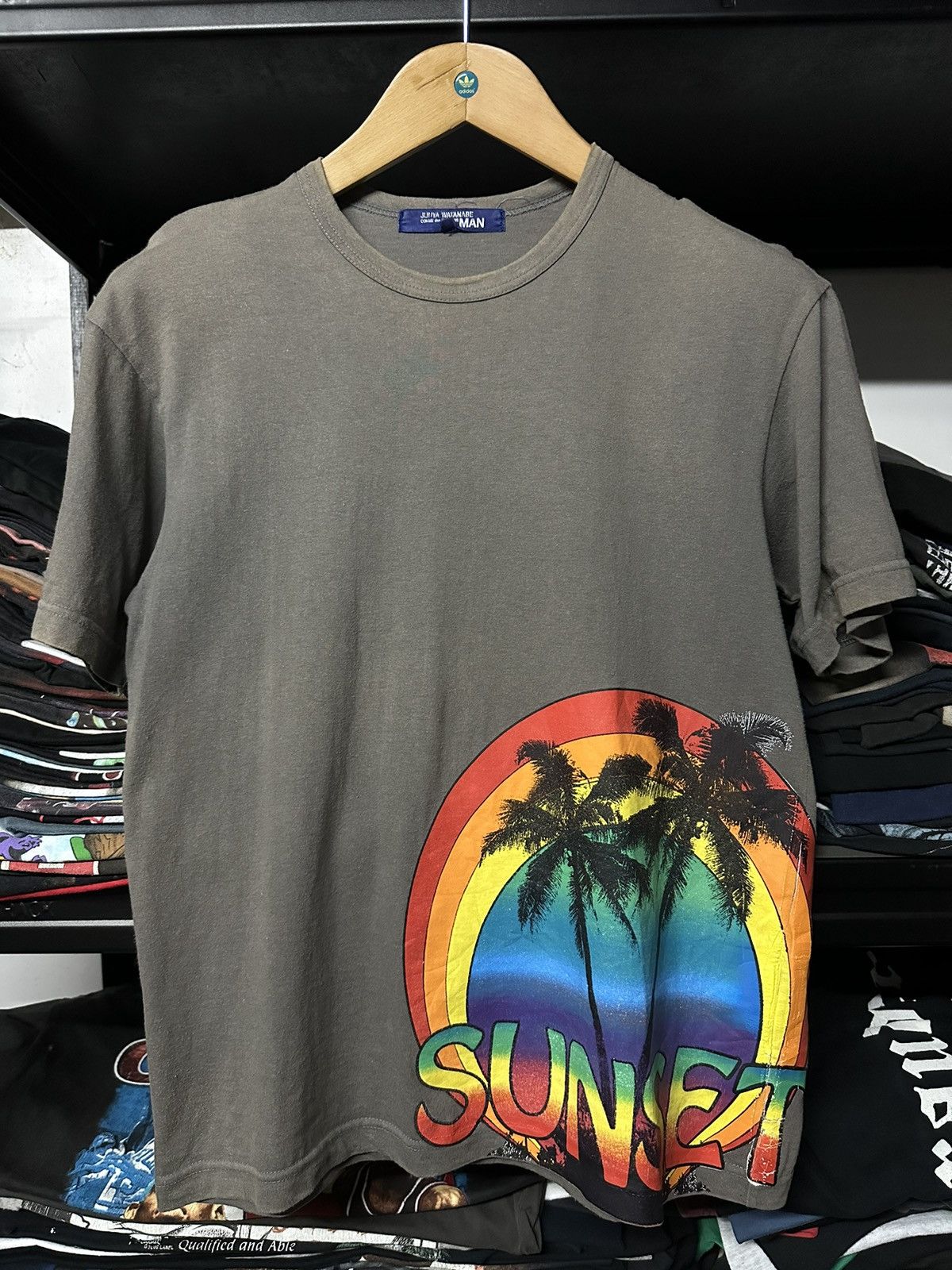Vintage AD2002 CDG Junya Watanabe Sunset Faded Tee