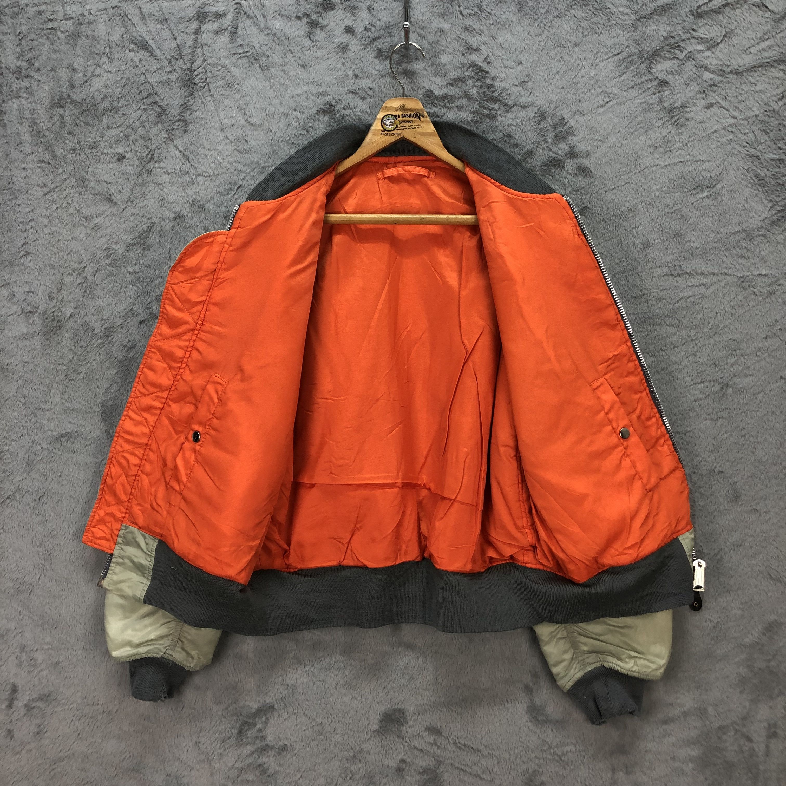 Vintage VINTAGE MA-1 BOMBER JAZZIX INTERNATIONAL #5526-195 Size US L / EU 52-54 / 3 - 11 Thumbnail