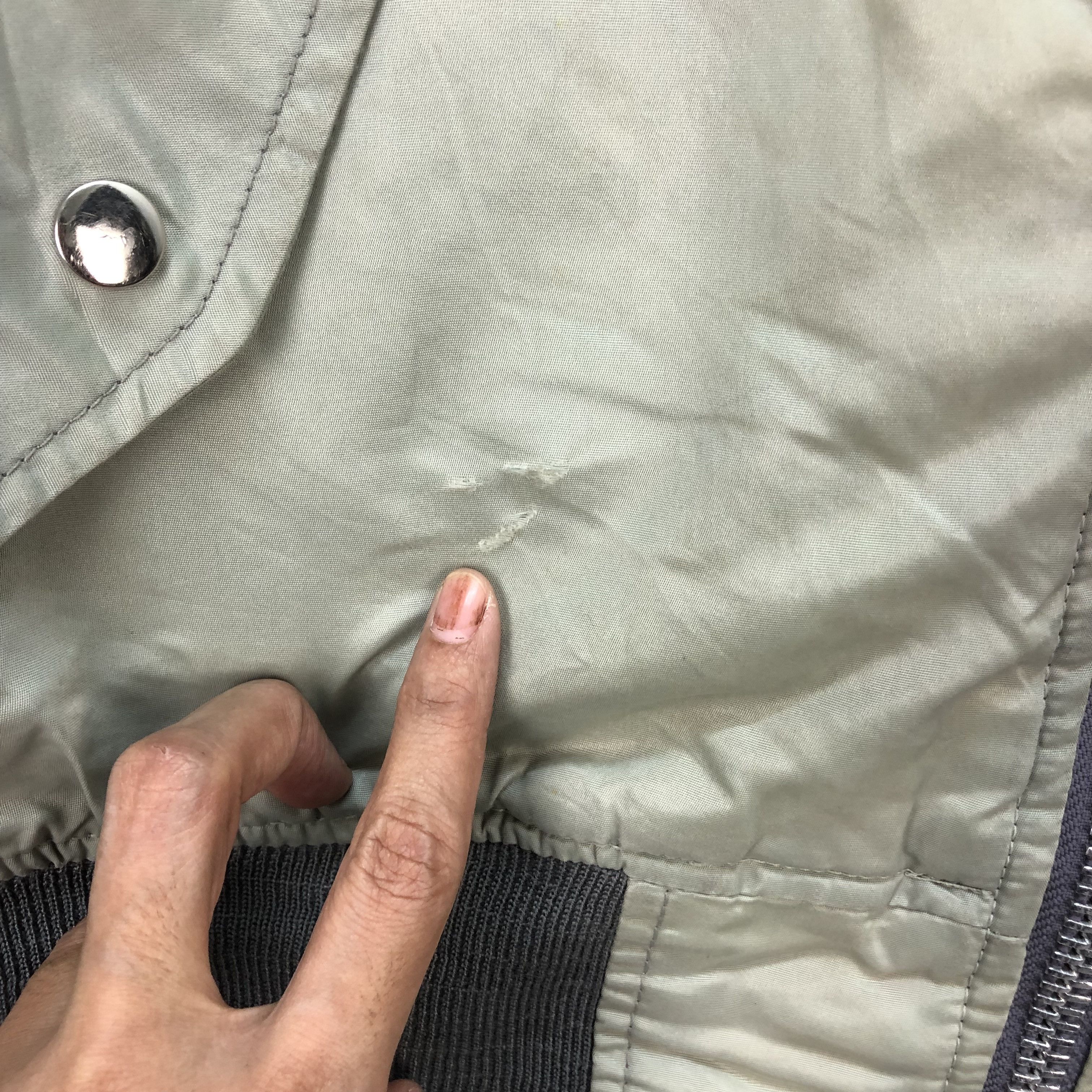Vintage VINTAGE MA-1 BOMBER JAZZIX INTERNATIONAL #5526-195 Size US L / EU 52-54 / 3 - 4 Thumbnail