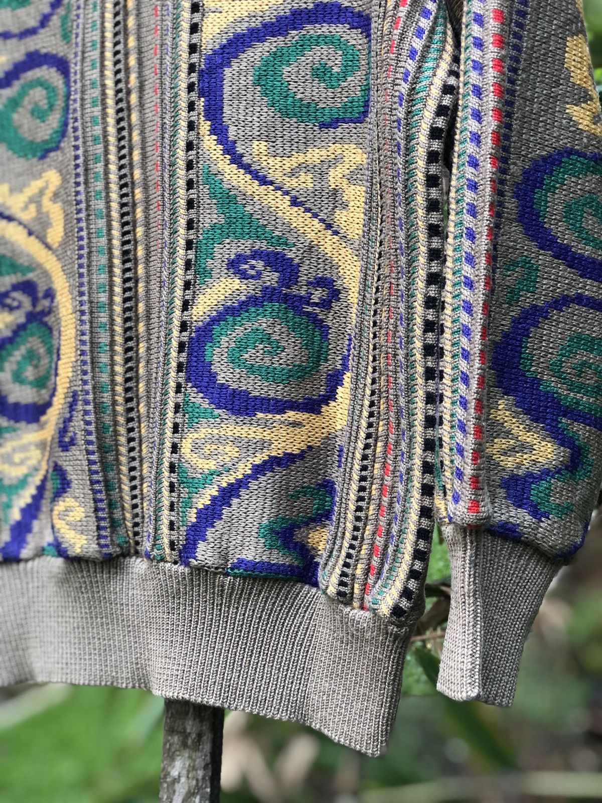 Aran Isles Knitwear Vintage 90's Knit Coloured Coogi Style Sweater Size US M / EU 48-50 / 2 - 6 Thumbnail
