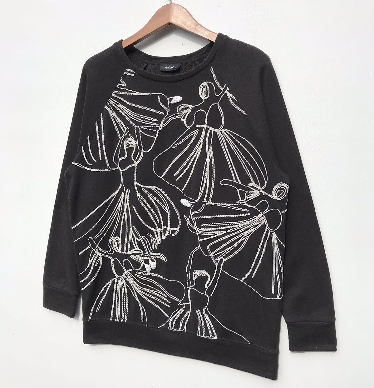Vintage Max&Co Sweatshirt Vintage Max Mara Luxury Brand Size L / US 10 / IT 46 - 3 Thumbnail