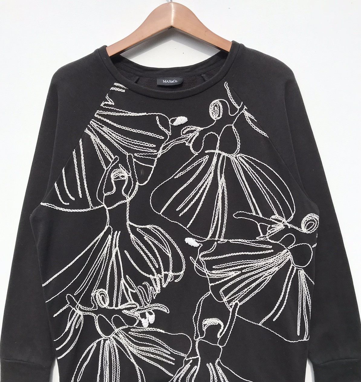Vintage Max&Co Sweatshirt Vintage Max Mara Luxury Brand Size L / US 10 / IT 46 - 4 Thumbnail