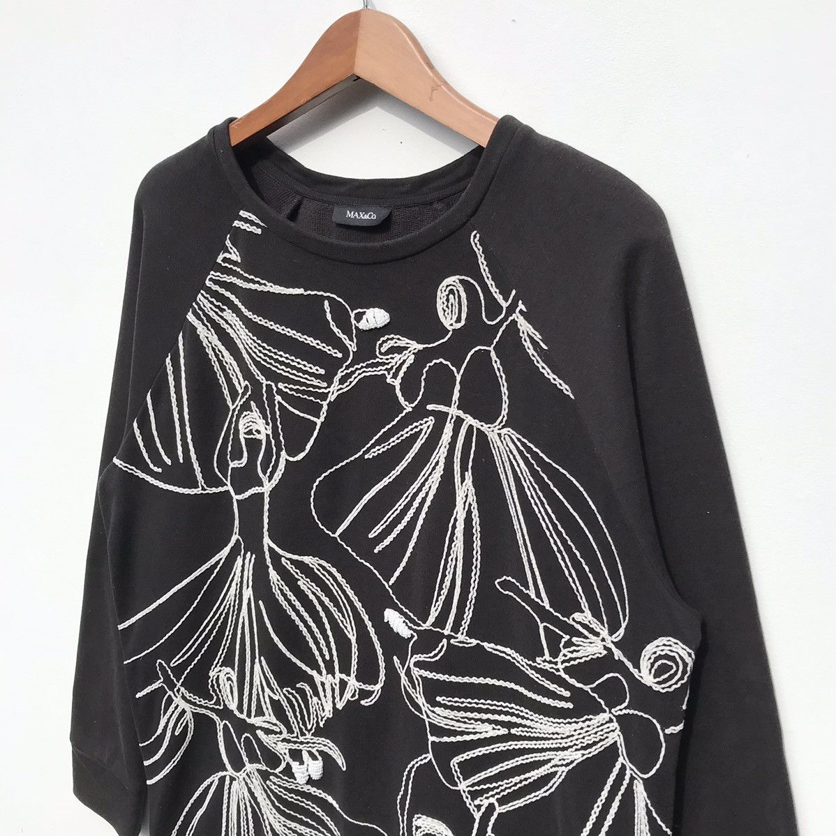 Vintage Max&Co Sweatshirt Vintage Max Mara Luxury Brand Size L / US 10 / IT 46 - 6 Thumbnail