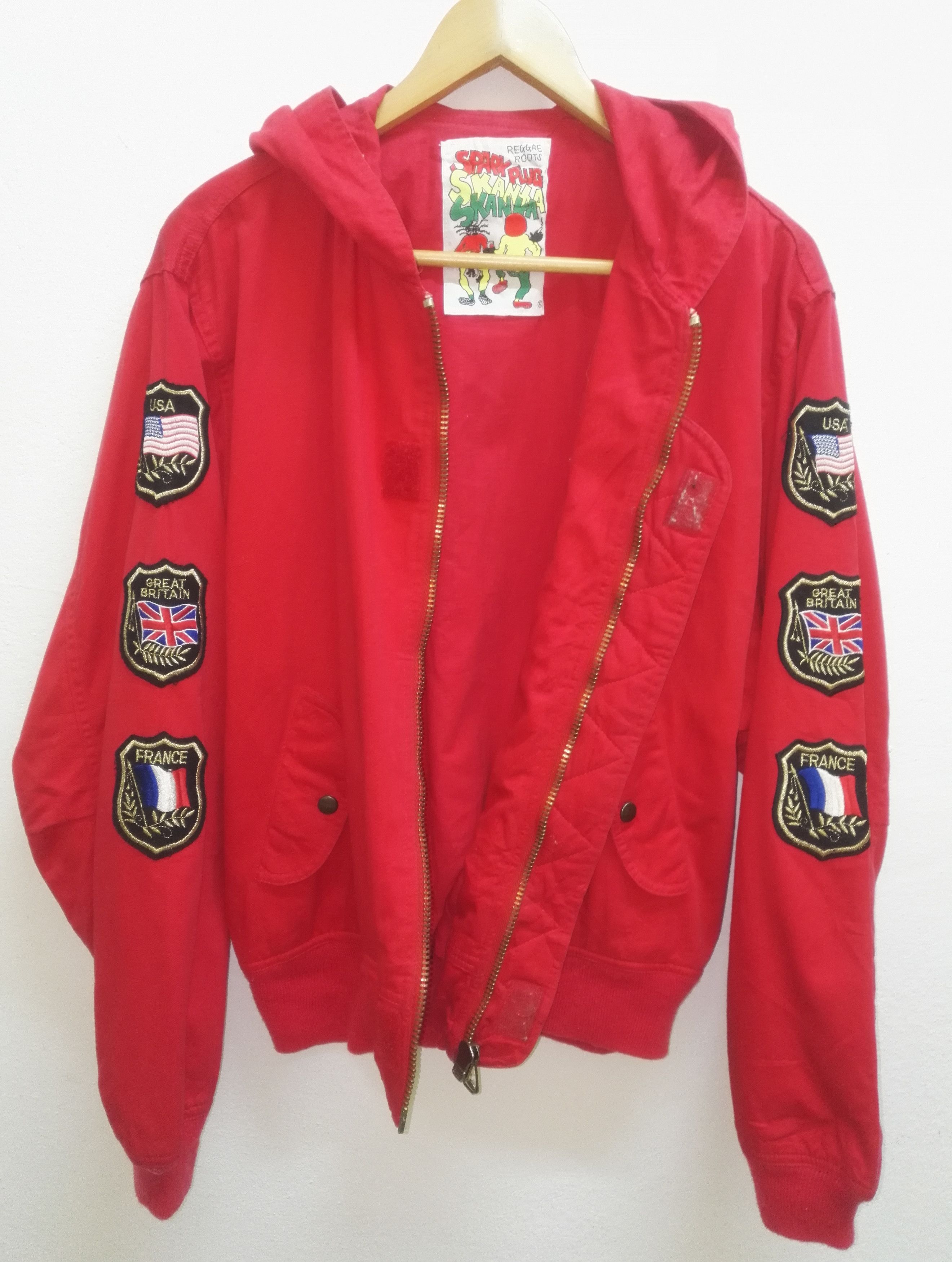Bob Marley 🔥Rare🔥 Jacket Ski hoodie Japanese Brand Raggae Roots Red Size US XL / EU 56 / 4 - 3 Thumbnail