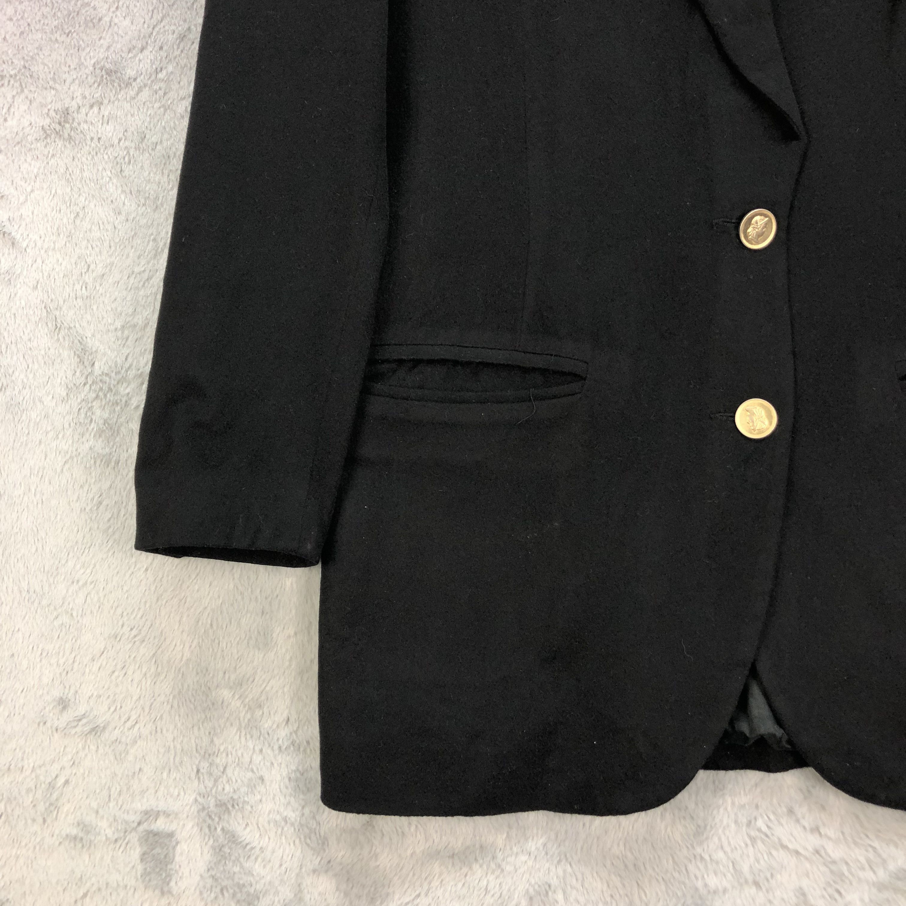 Japanese Brand VINTAGE 90's ELENA BRUNELLI WOOL CASHMERE COAT #5487-192 Size M / US 6-8 / IT 42-44 - 4 Thumbnail