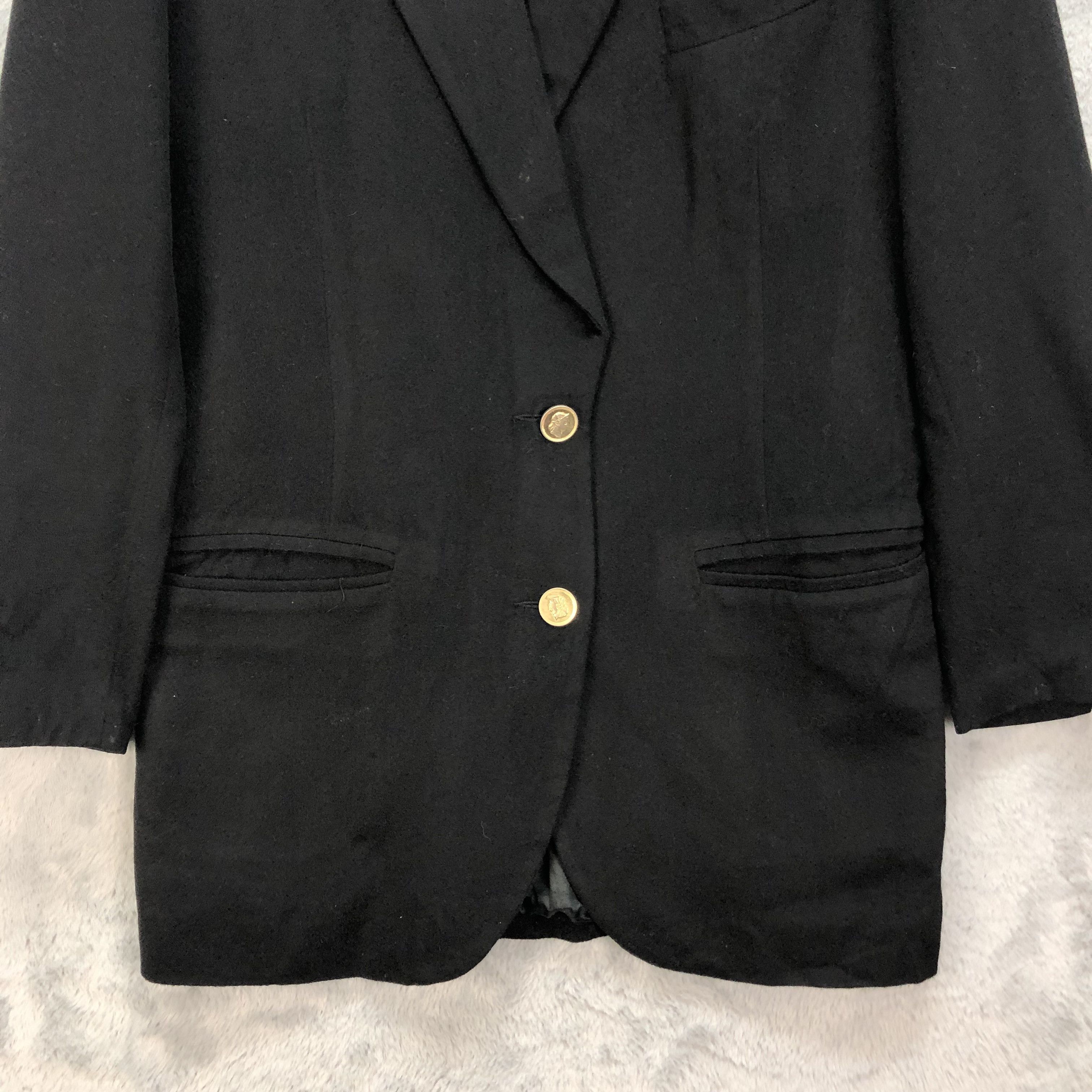 Japanese Brand VINTAGE 90's ELENA BRUNELLI WOOL CASHMERE COAT #5487-192 Size M / US 6-8 / IT 42-44 - 3 Thumbnail