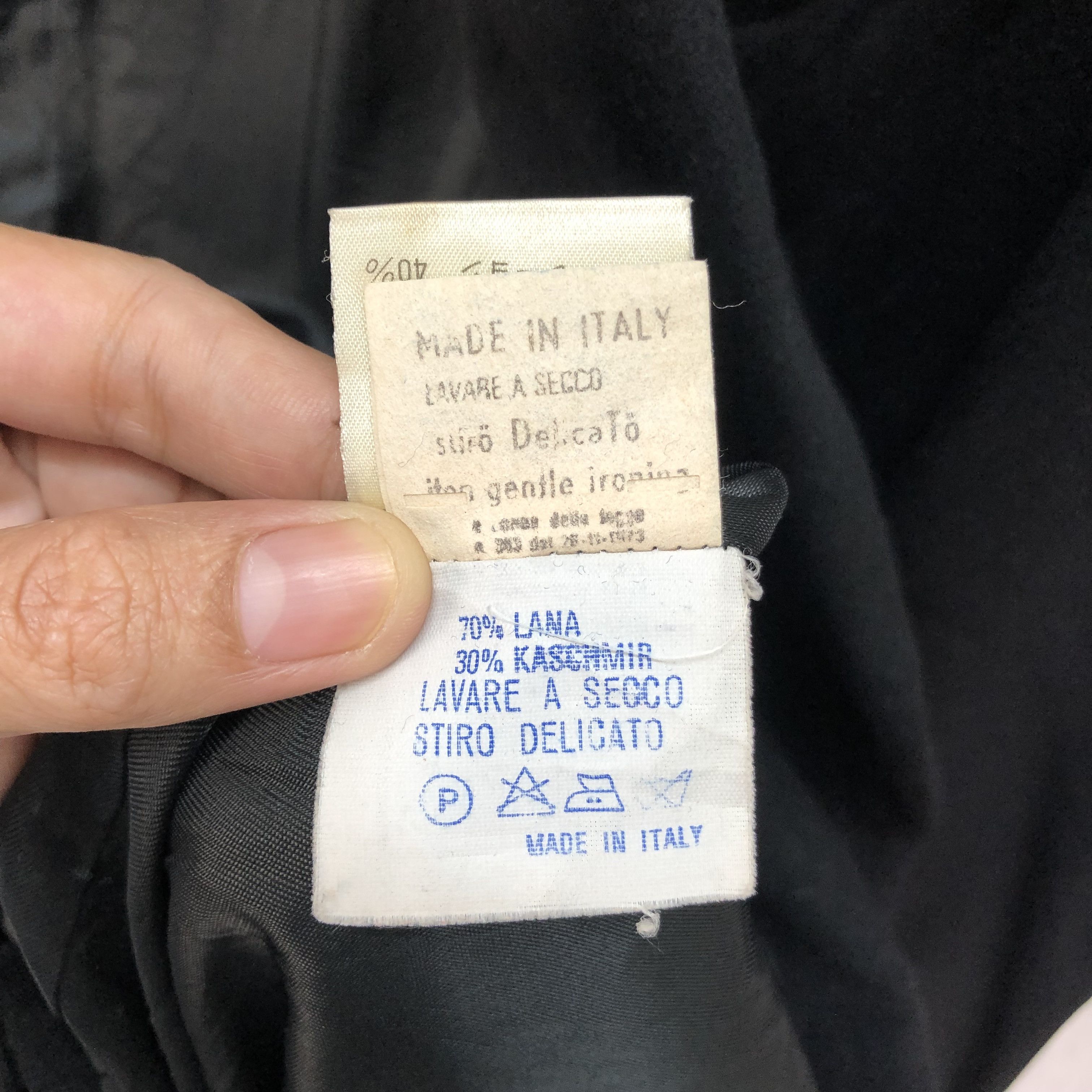 Japanese Brand VINTAGE 90's ELENA BRUNELLI WOOL CASHMERE COAT #5487-192 Size M / US 6-8 / IT 42-44 - 9 Thumbnail