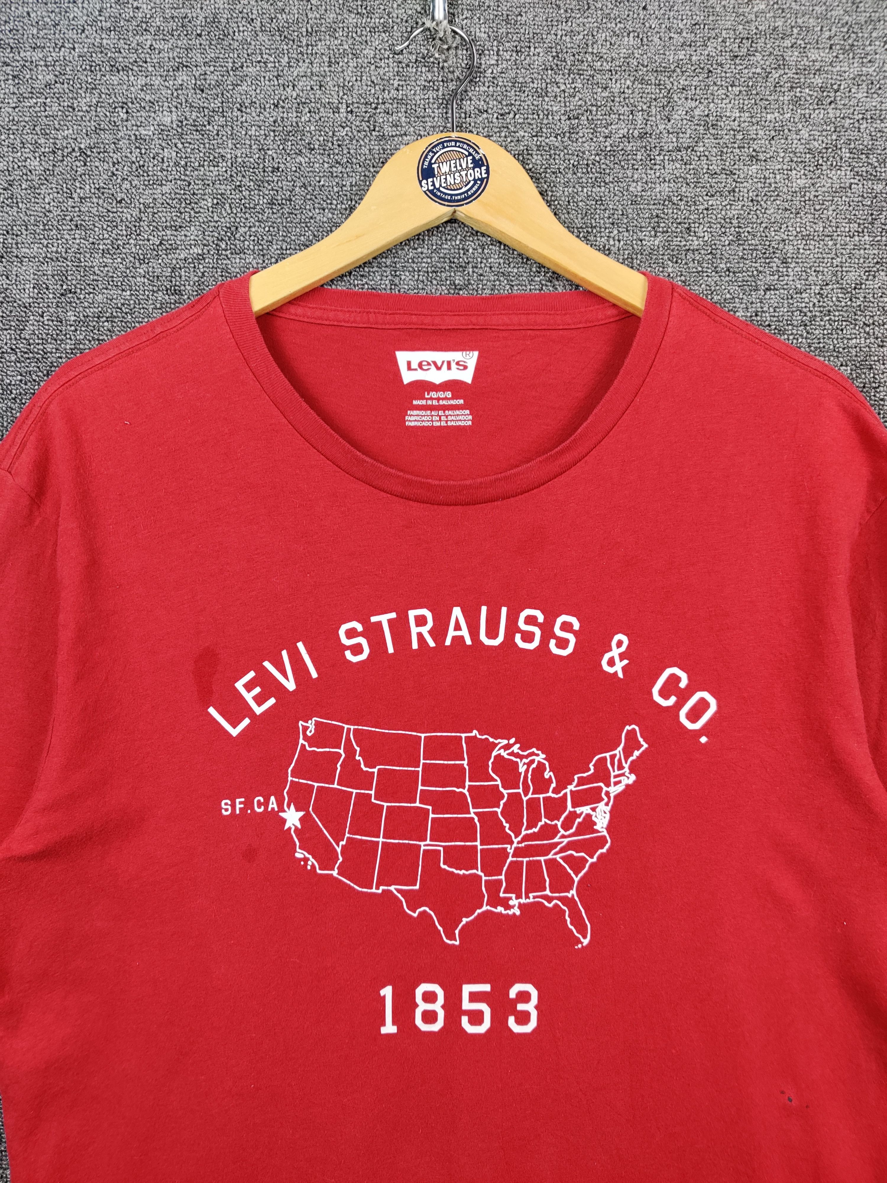 Levi's Vintage Levi's Strauss & Co 1853 Tee Tshirt Size US L / EU 52-54 / 3 - 4 Thumbnail