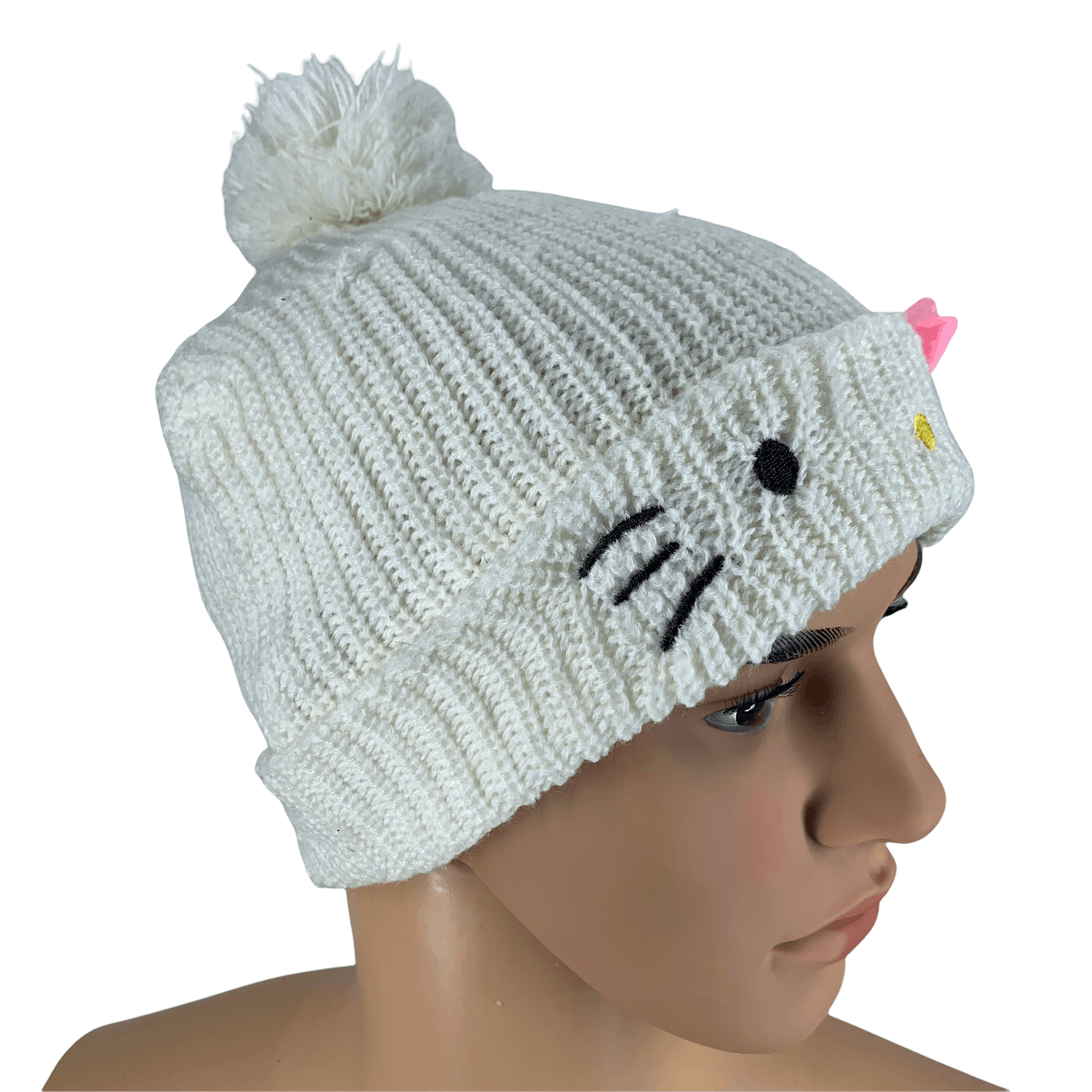 Anime Hello Kitty Beanie / Snow Hats #74-C Size ONE SIZE - 3 Thumbnail