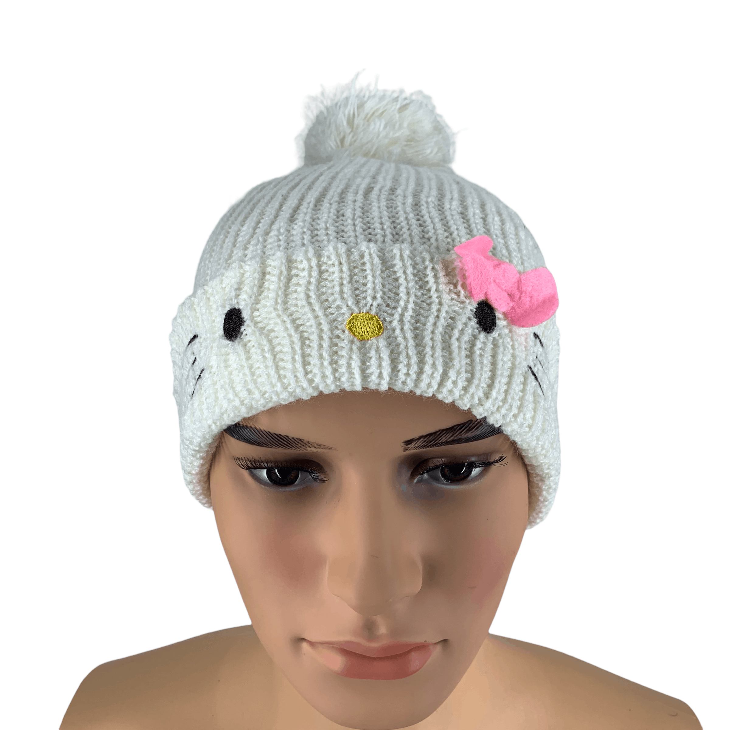 image of Anima Hello Kitty Beanie / Snow Hats 74-C in White, Men's