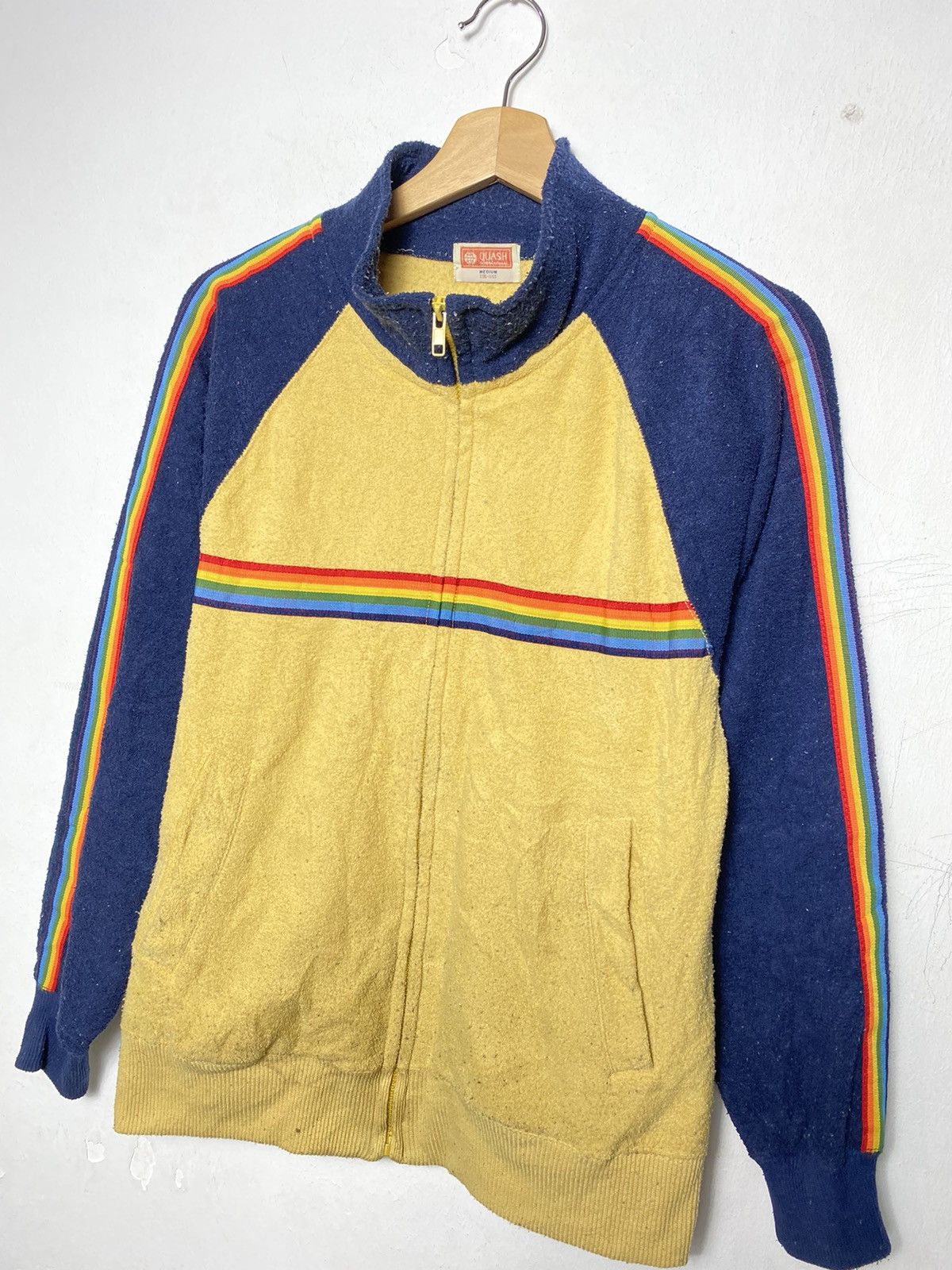 Japanese Brand Vintage Quash Rainbow Fleece Size US M / EU 48-50 / 2 - 3 Thumbnail