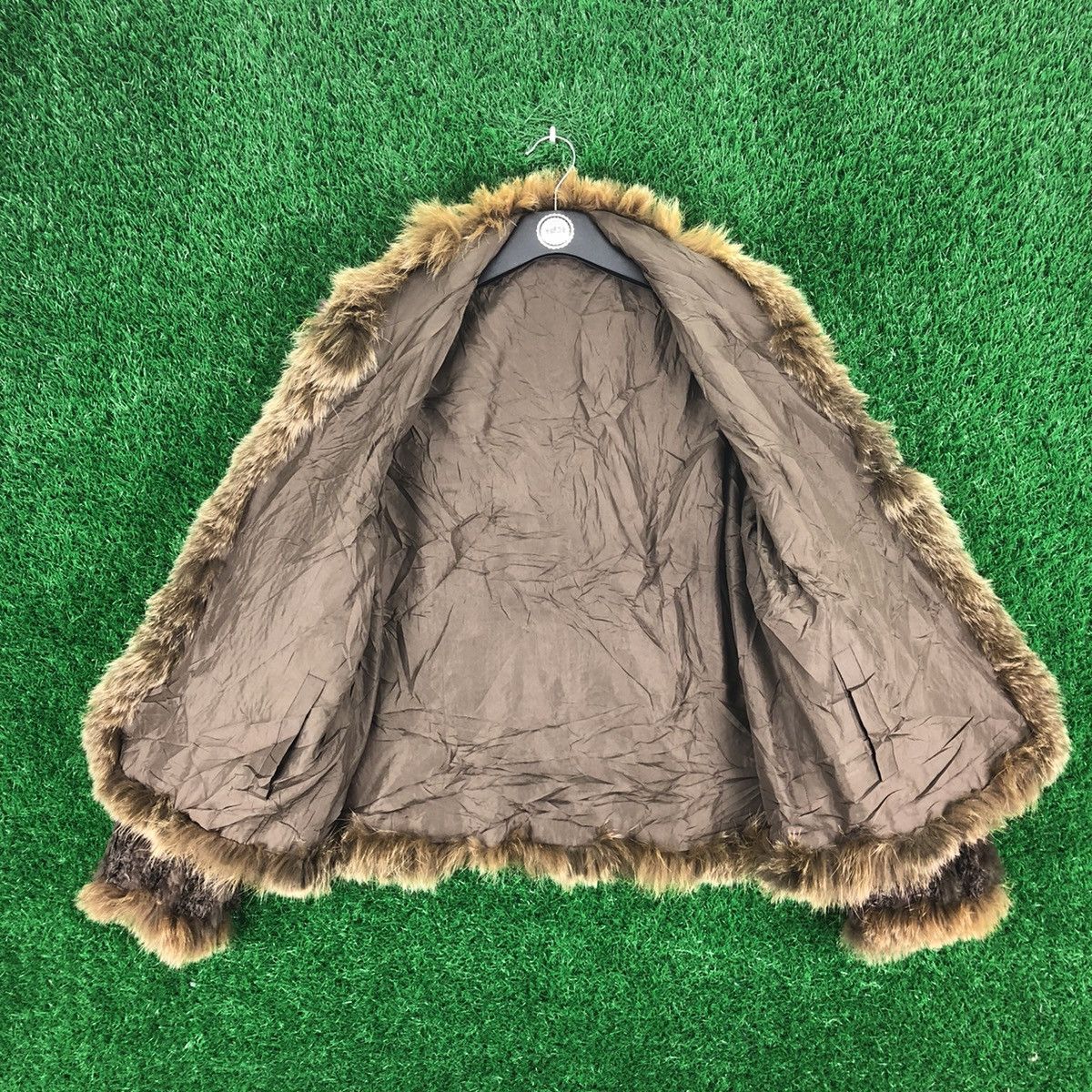 Japanese Brand Vintage Faux Fur Striped Reversable Jacket Size US L / EU 52-54 / 3 - 7 Thumbnail