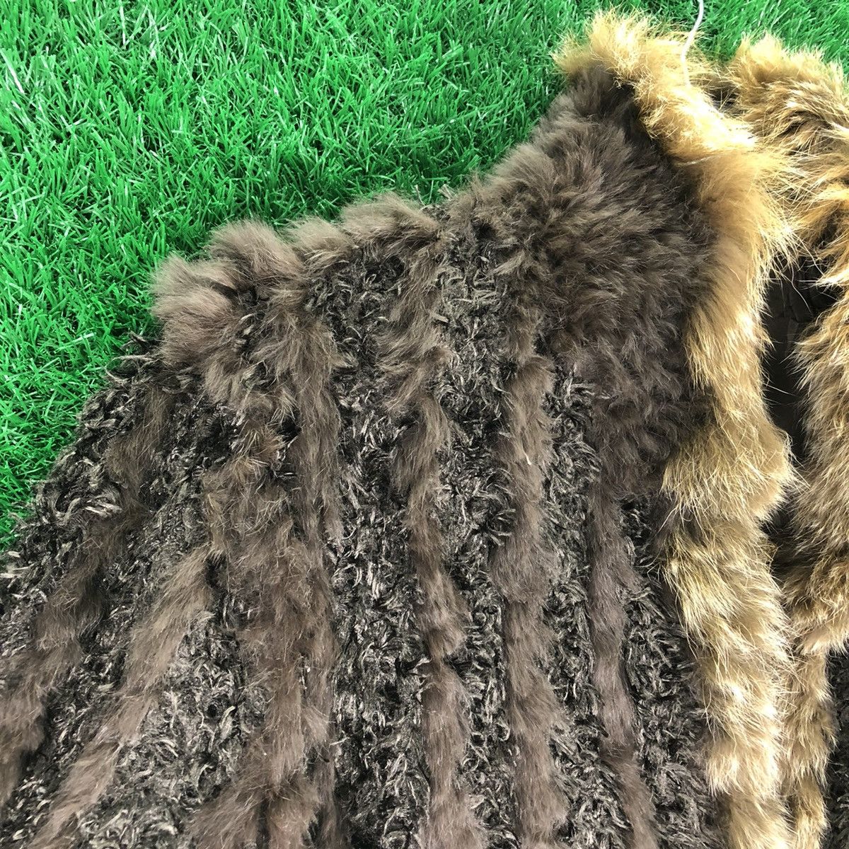 Japanese Brand Vintage Faux Fur Striped Reversable Jacket Size US L / EU 52-54 / 3 - 2 Thumbnail