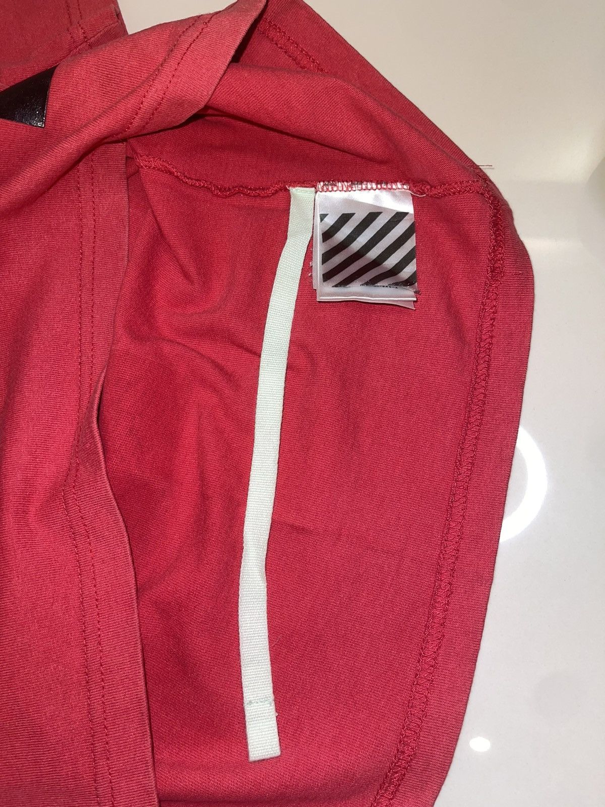Champion × Off-White Off White X Champion Tee Red Size US M / EU 48-50 / 2 - 10 Thumbnail