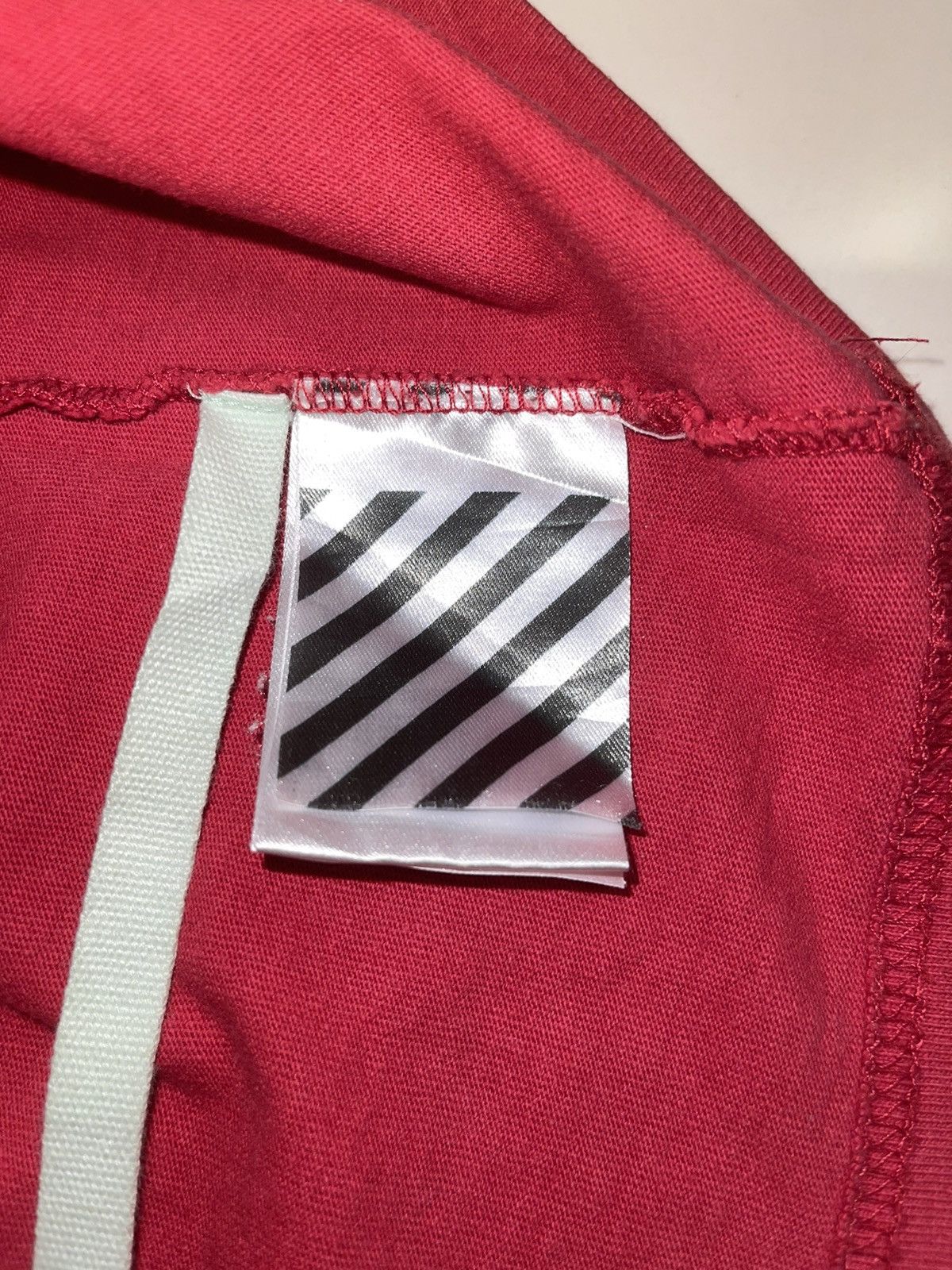 Champion × Off-White Off White X Champion Tee Red Size US M / EU 48-50 / 2 - 11 Thumbnail