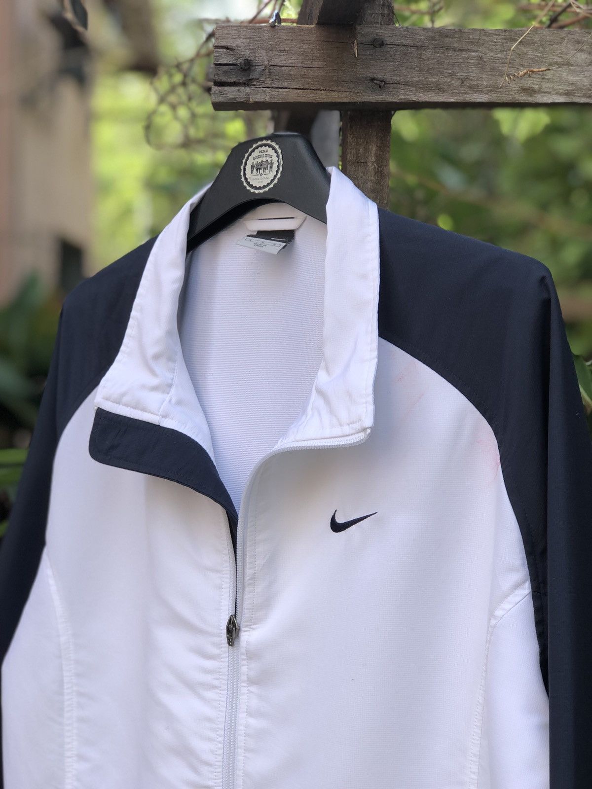 Nike Vintage Y2K Nike Zipper Sweater Embroidered Swoosh Logo Size US L / EU 52-54 / 3 - 2 Thumbnail