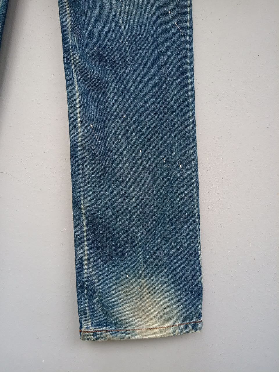 If Six Was Nine Japanese Six Star Paint Splatter Buckle Back Denim Jeans Size US 30 / EU 46 - 19 Thumbnail