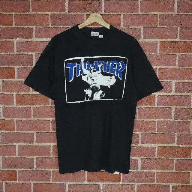 Thrasher Vintage 90s Thrasher Magazines Skateboard Skatewear Shirt Size US M / EU 48-50 / 2 - 1 Thumbnail