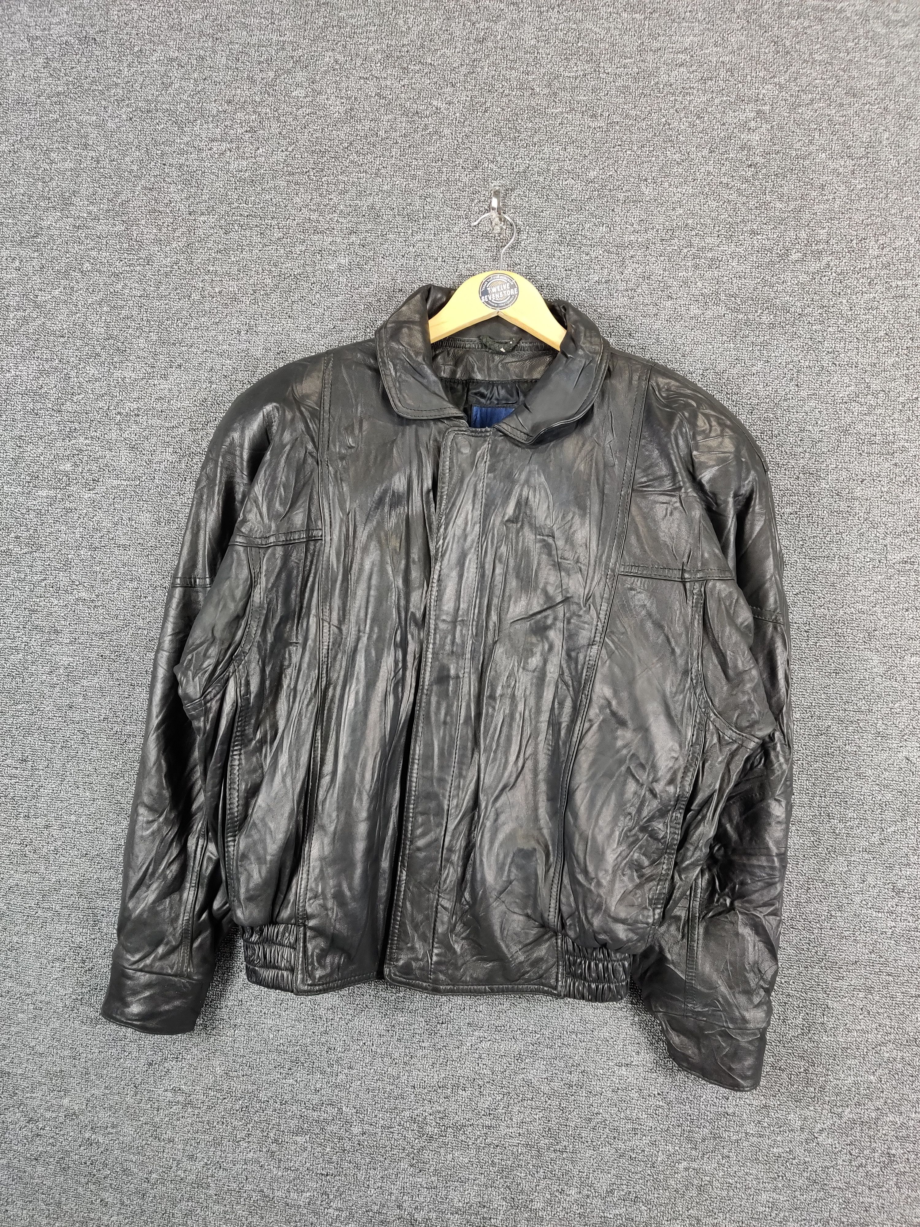 Robert Comstock Vintage Robert Comstock Leather Bomber Jacket Size US L / EU 52-54 / 3 - 2 Thumbnail