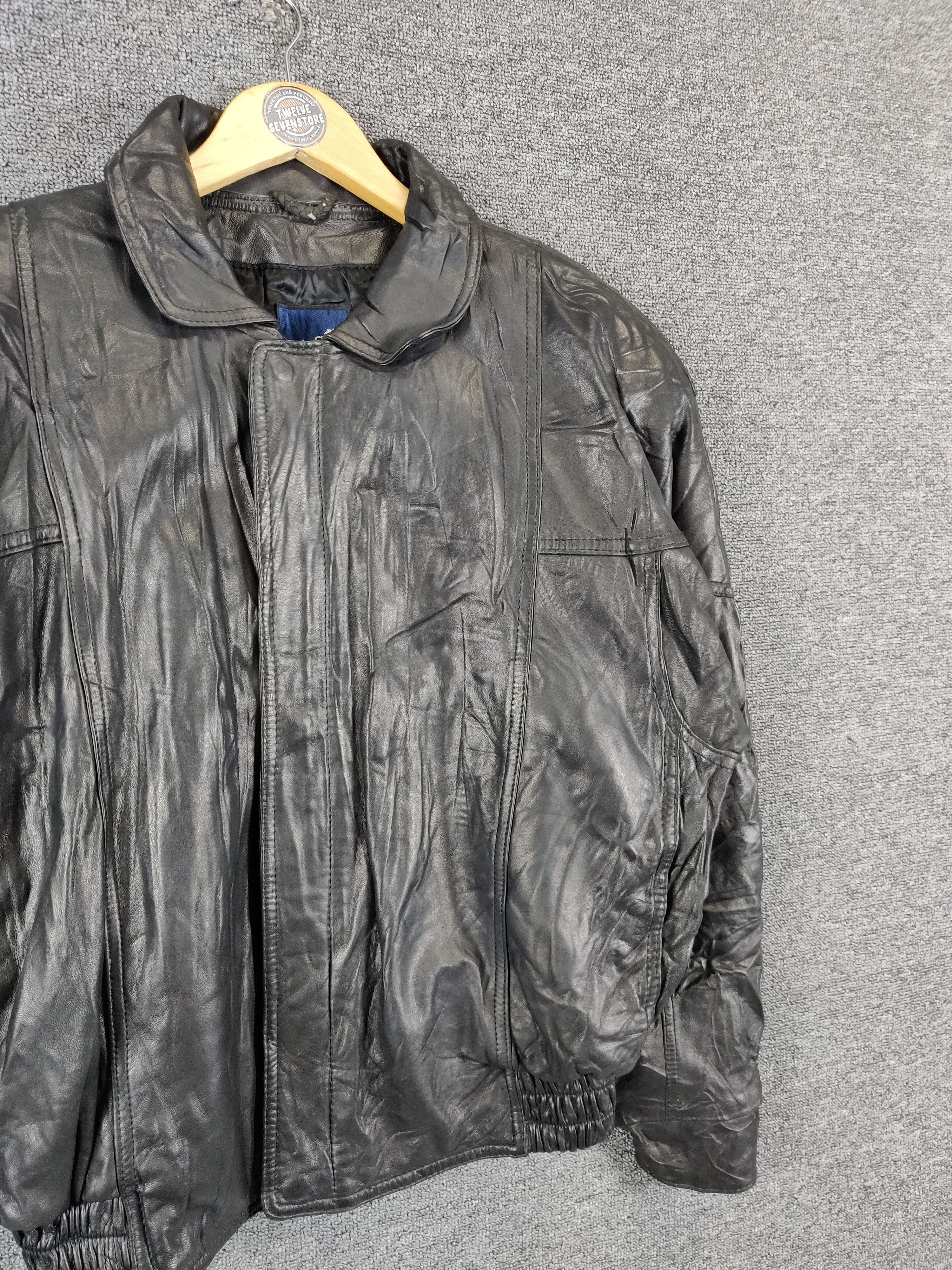 Robert Comstock Vintage Robert Comstock Leather Bomber Jacket Size US L / EU 52-54 / 3 - 4 Thumbnail