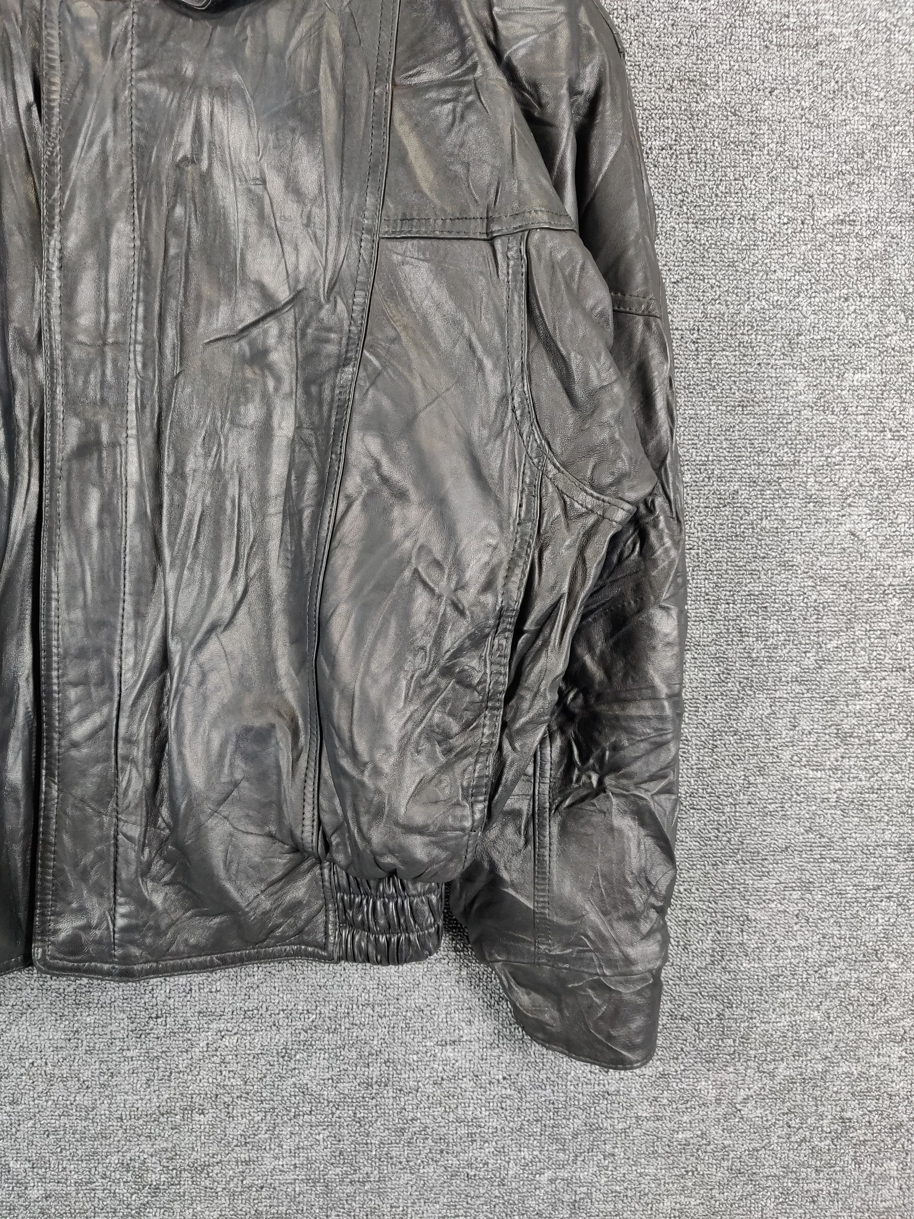 Robert Comstock Vintage Robert Comstock Leather Bomber Jacket Size US L / EU 52-54 / 3 - 3 Thumbnail
