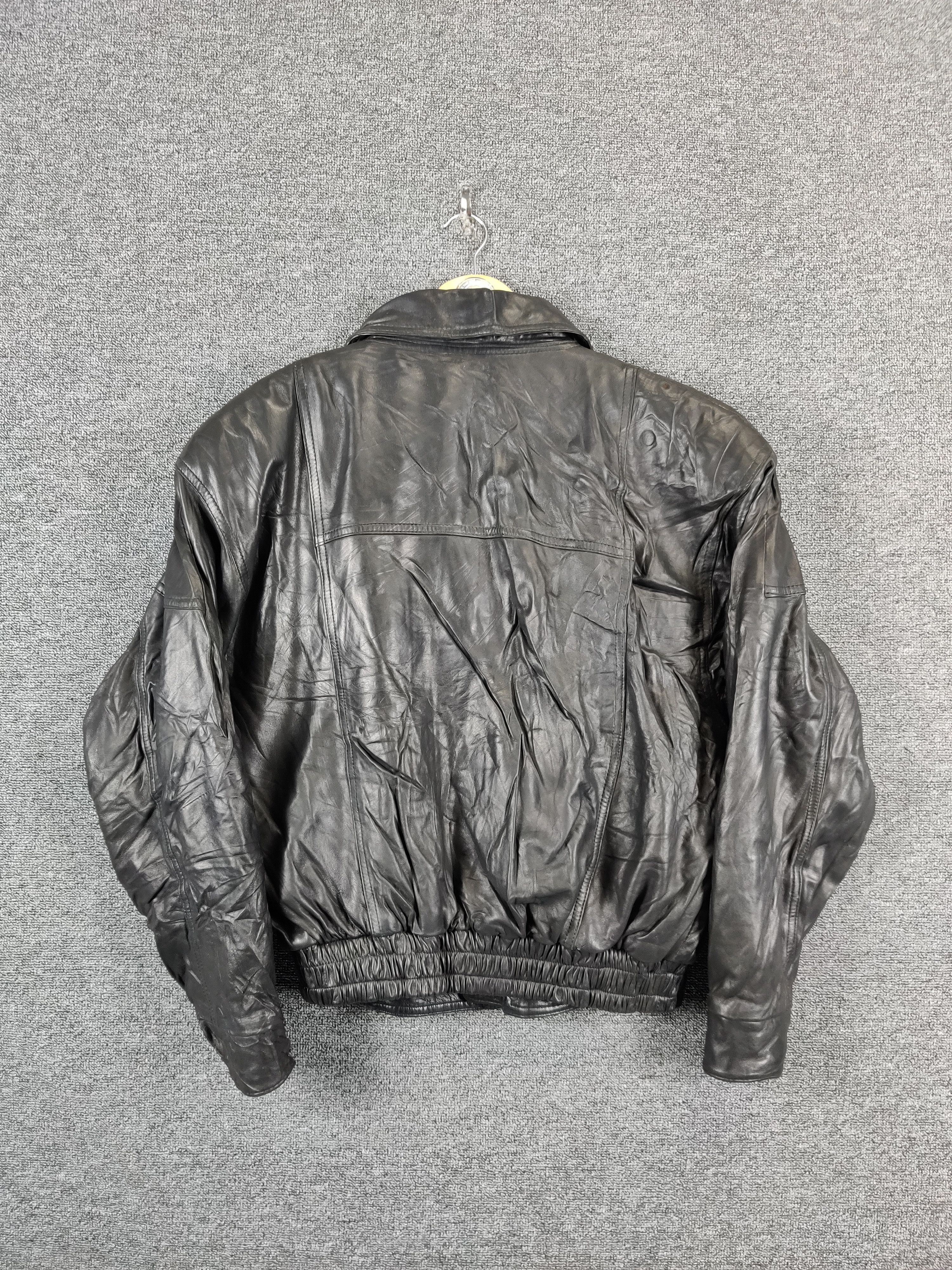 Robert Comstock Vintage Robert Comstock Leather Bomber Jacket Size US L / EU 52-54 / 3 - 15 Thumbnail