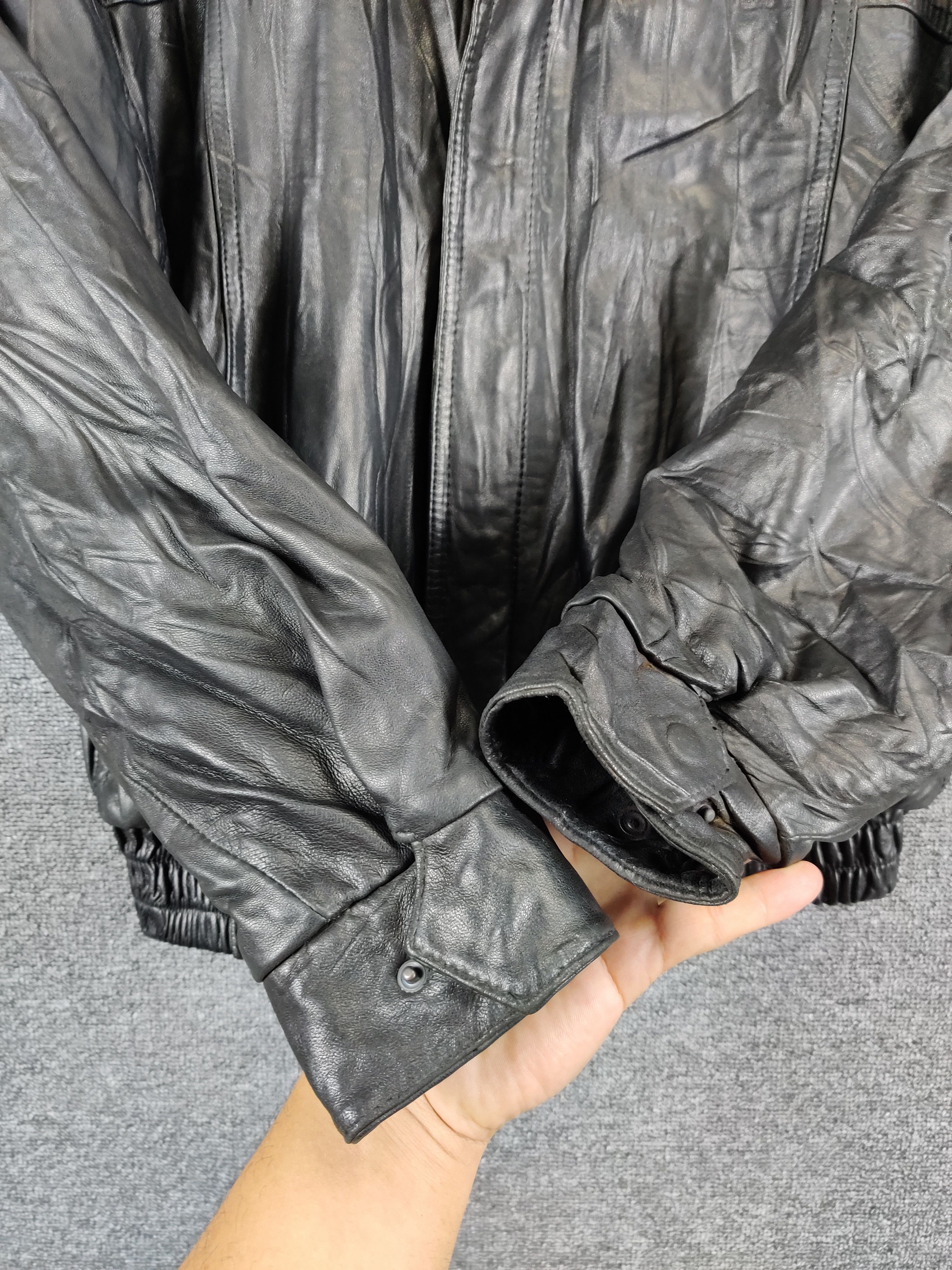 Robert Comstock Vintage Robert Comstock Leather Bomber Jacket Size US L / EU 52-54 / 3 - 7 Thumbnail