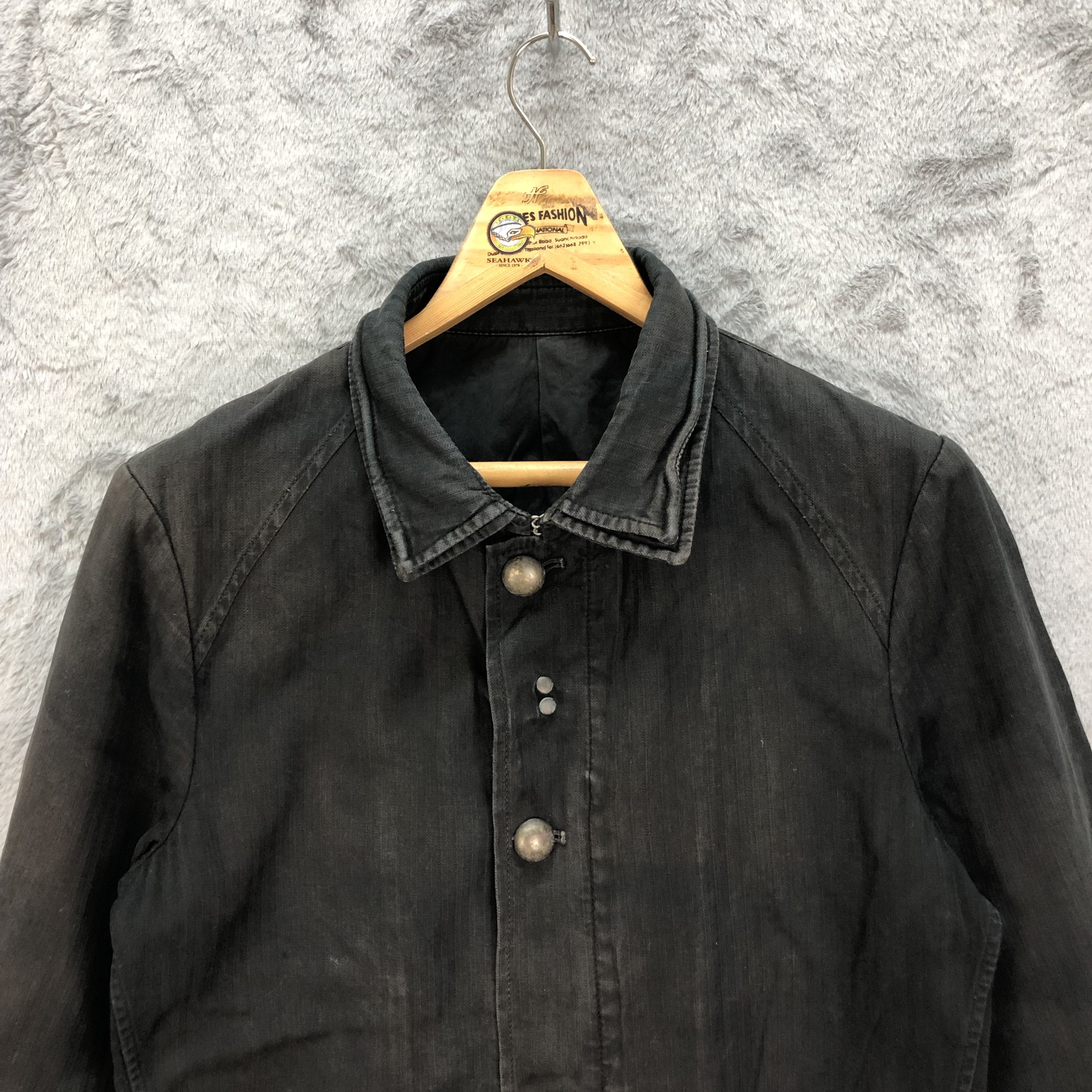 PPFM PPFM BUTTON ZIPPER DENIM CHORE JACKET #5505-194 Size US L / EU 52-54 / 3 - 2 Thumbnail