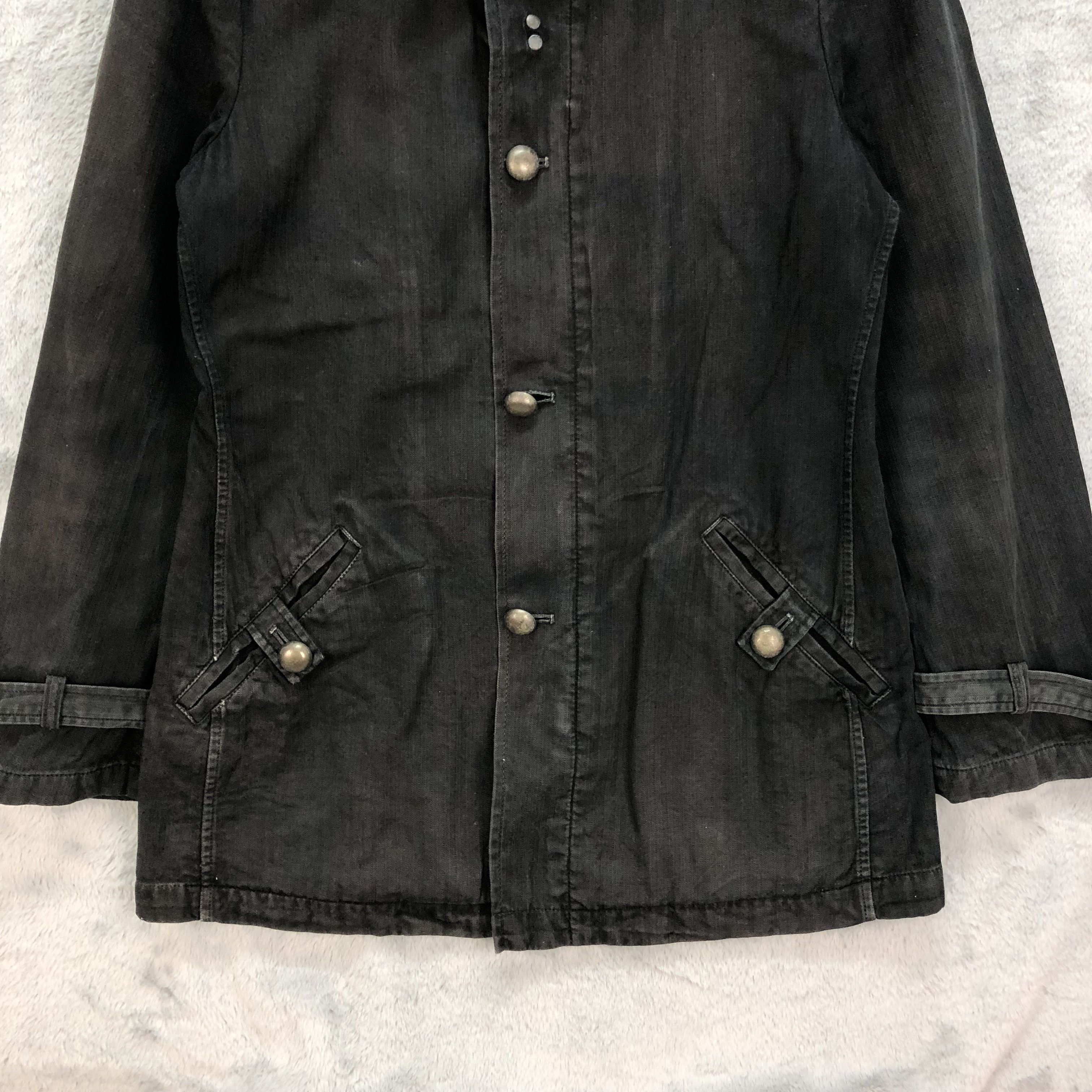 PPFM PPFM BUTTON ZIPPER DENIM CHORE JACKET #5505-194 Size US L / EU 52-54 / 3 - 3 Thumbnail