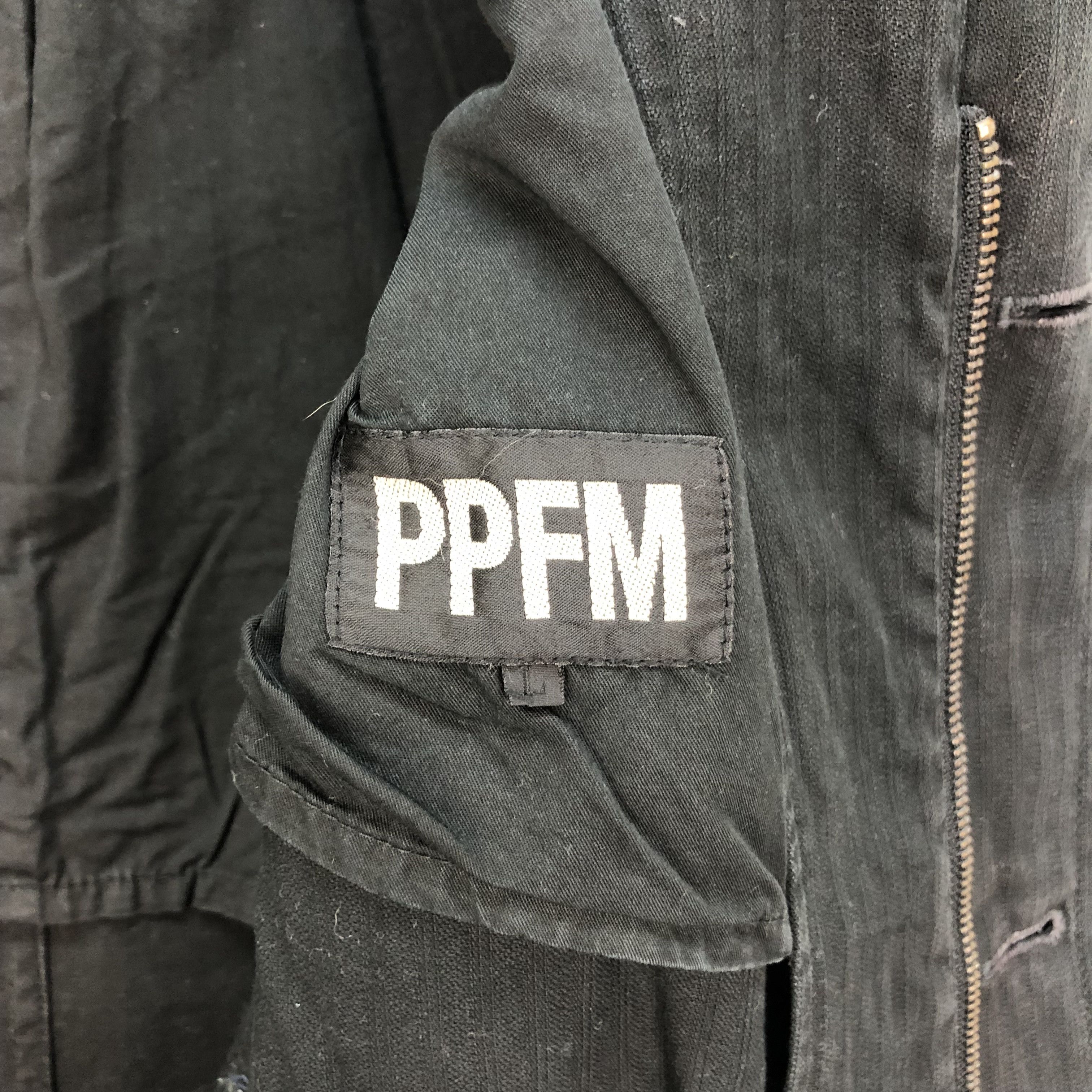 PPFM PPFM BUTTON ZIPPER DENIM CHORE JACKET #5505-194 Size US L / EU 52-54 / 3 - 8 Thumbnail