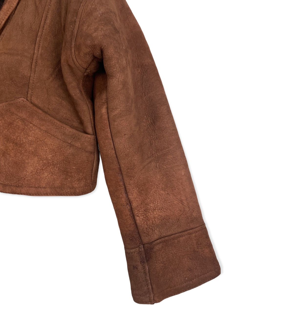 Vintage Vintage 90s Missy Bug Sheepskin Jacket Size ONE SIZE - 5 Thumbnail