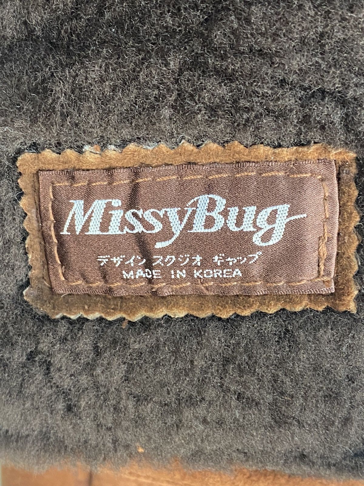 Vintage Vintage 90s Missy Bug Sheepskin Jacket Size ONE SIZE - 7 Thumbnail