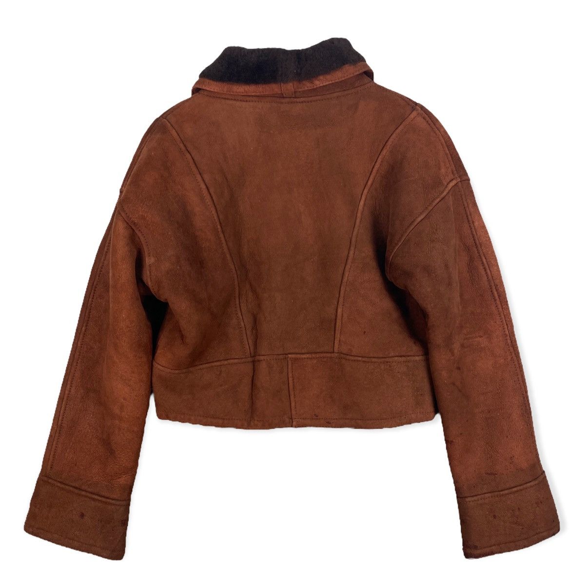 Vintage Vintage 90s Missy Bug Sheepskin Jacket Size ONE SIZE - 6 Thumbnail