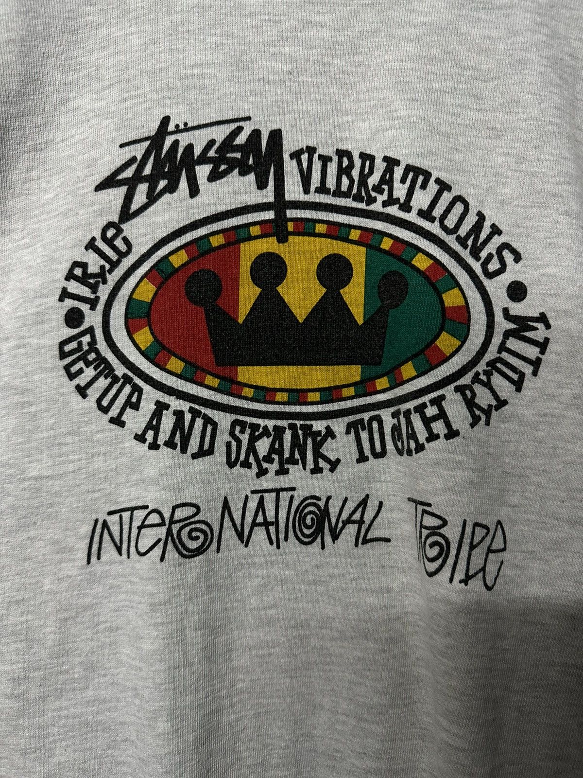Other Vintage 80s Stussy Feelin Irie Black Tag Tee Size US XL / EU 56 / 4 - 6 Thumbnail