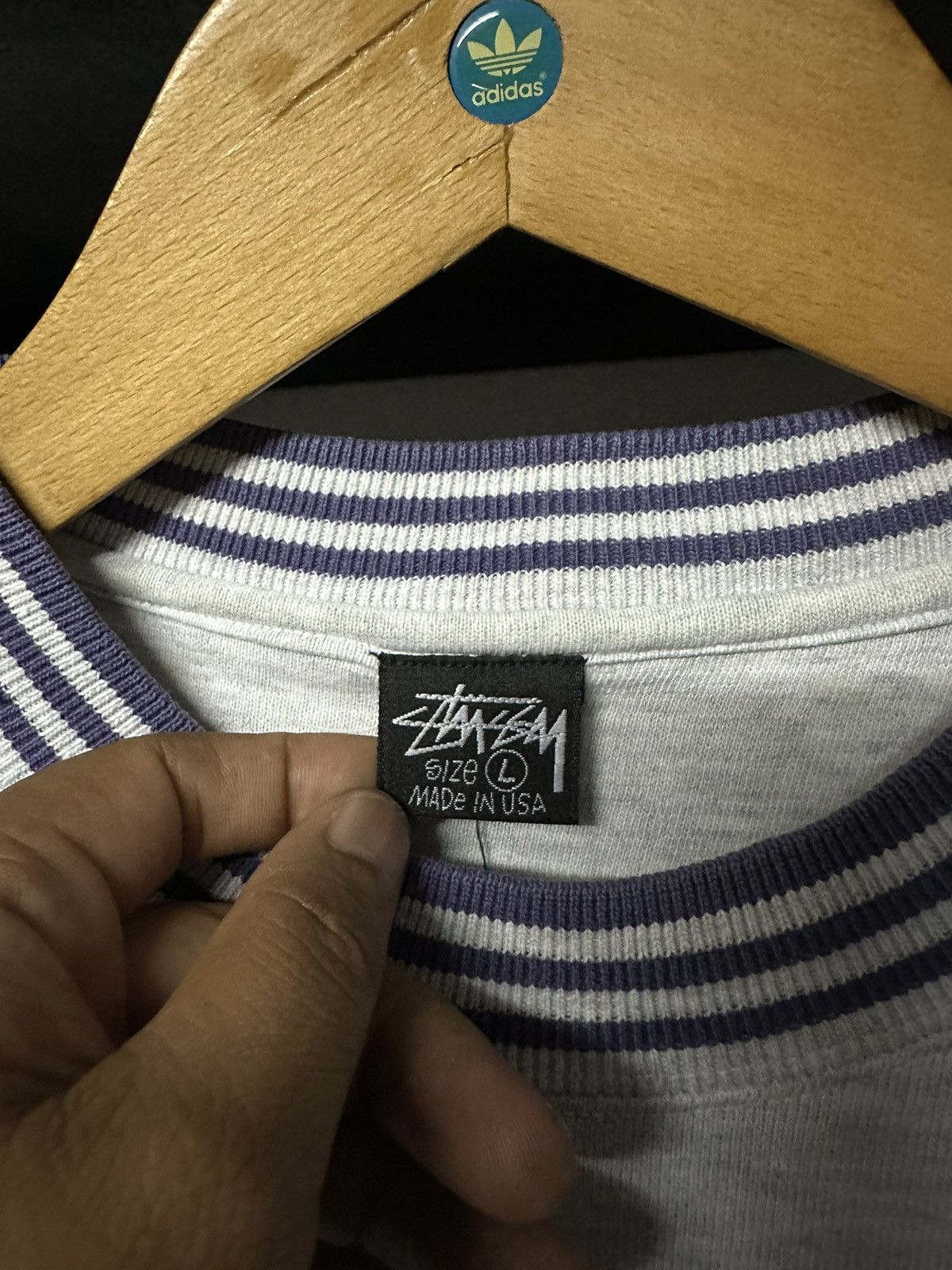 Other Vintage 80s Stussy Feelin Irie Black Tag Tee Size US XL / EU 56 / 4 - 4 Thumbnail