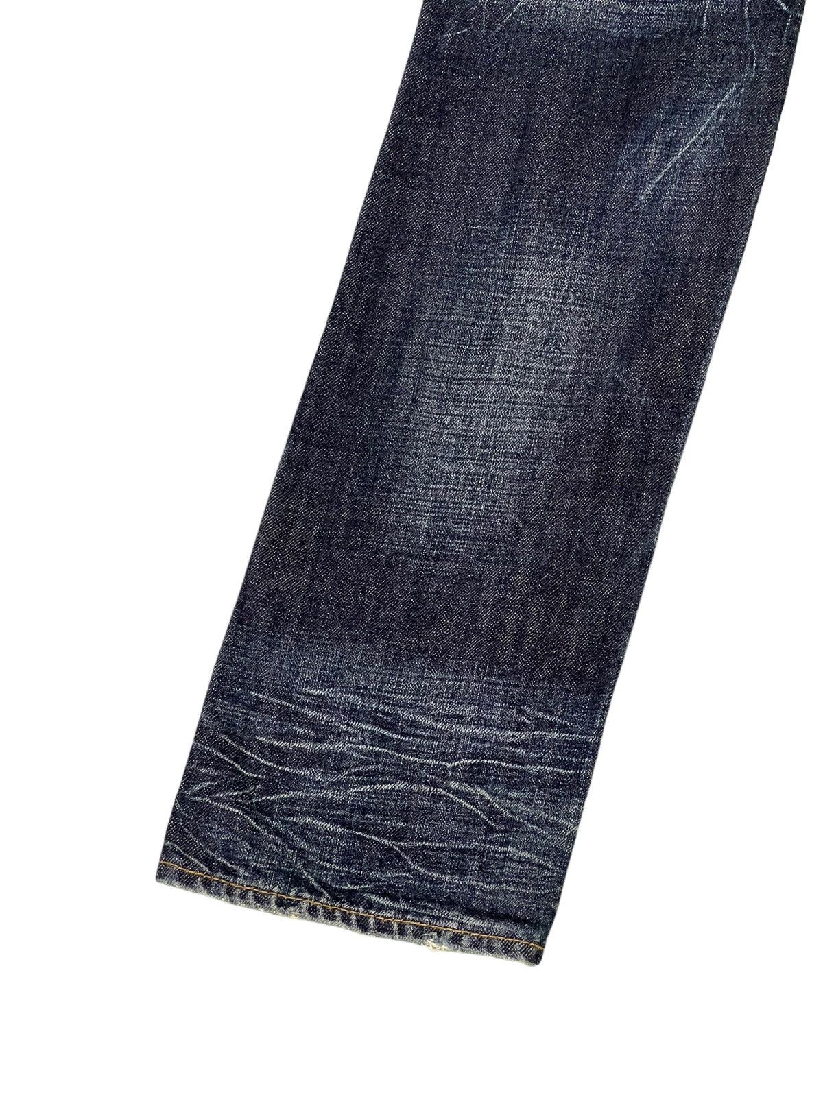 Japanese Brand Double Waist Slim Jeans Antgauge Acid Wash Low Rise 7🟦 Size US 30 / EU 46 - 16 Thumbnail