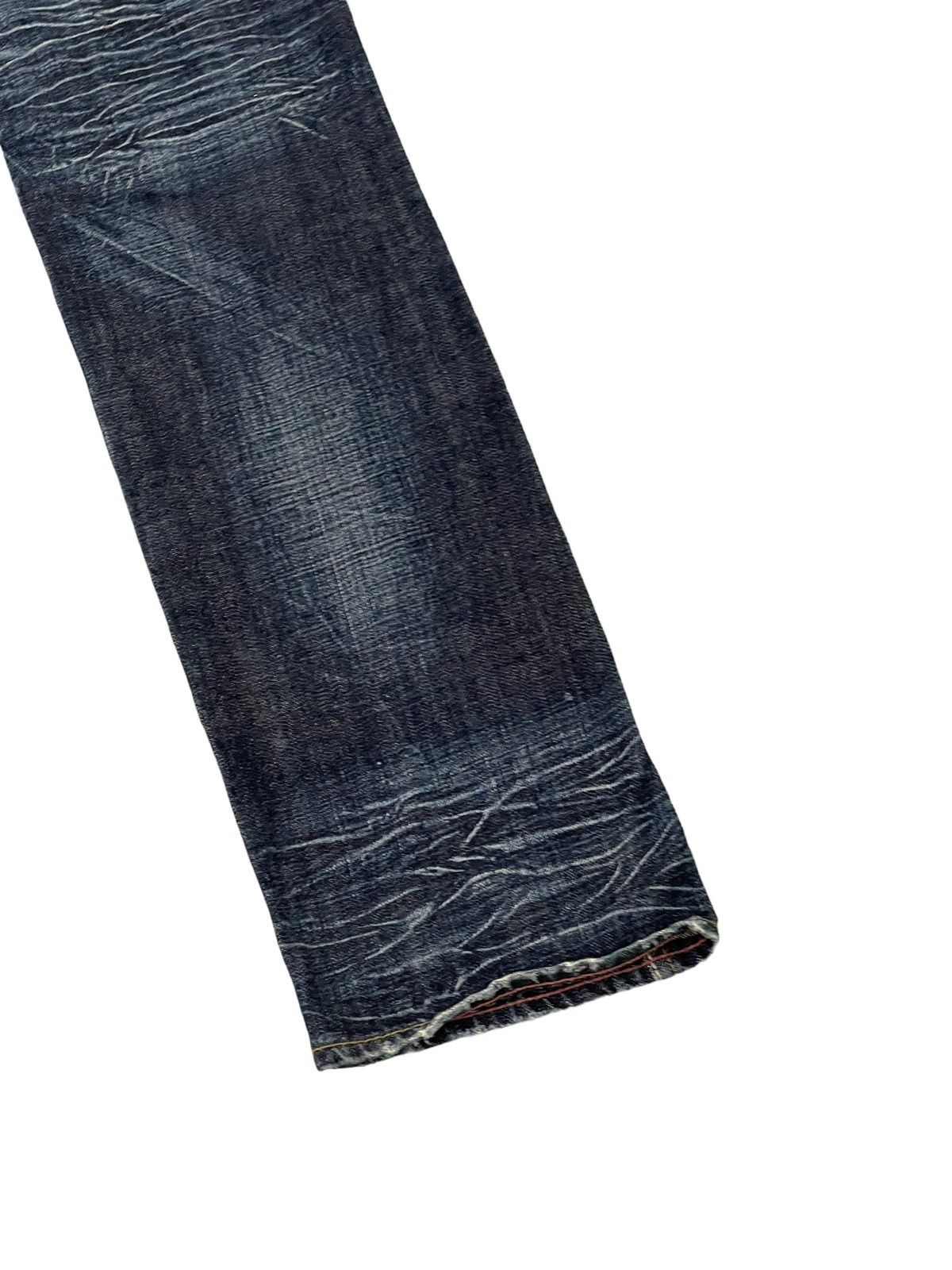 Japanese Brand Double Waist Slim Jeans Antgauge Acid Wash Low Rise 7🟦 Size US 30 / EU 46 - 15 Thumbnail