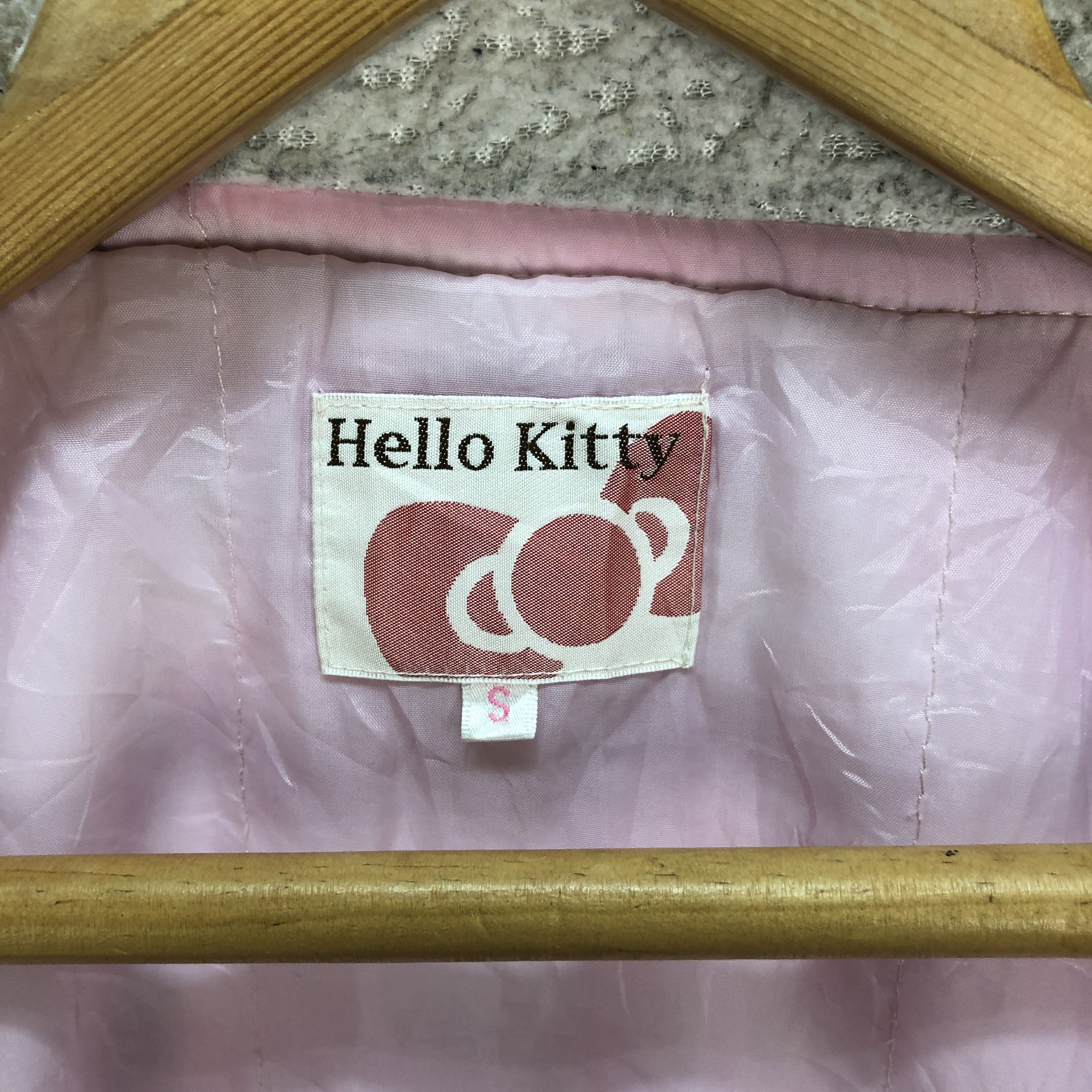 Cartoon Network HELLO KITTY PINKY LOVE KITTY FACE FLEECE JACKET #5374-186 Size S / US 4 / IT 40 - 9 Thumbnail