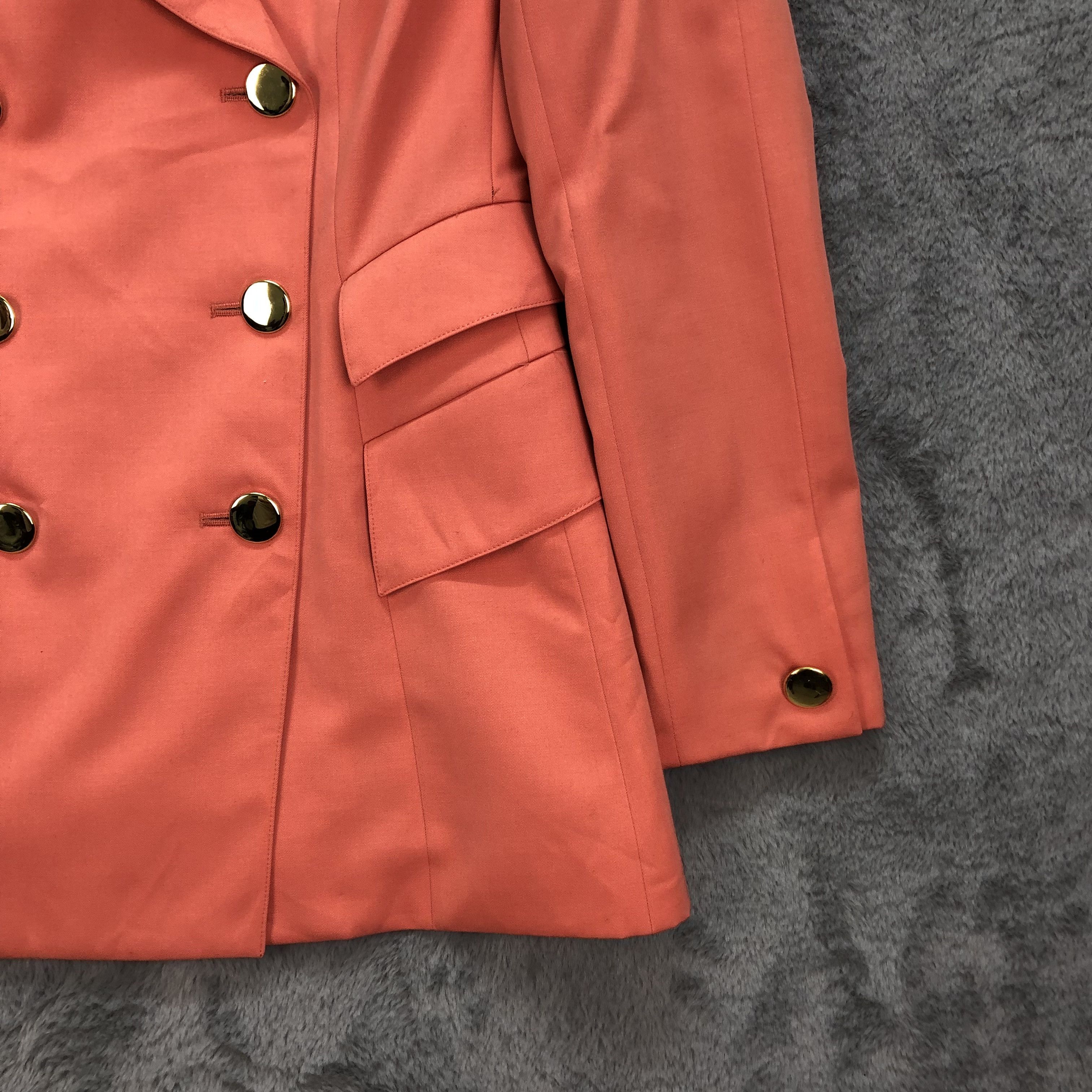 Junko Shimada 49AV JUNKO SHIMADA WOOL CUPRA DOUBLE BREASTED COAT #5486-192 Size S / US 4 / IT 40 - 5 Thumbnail
