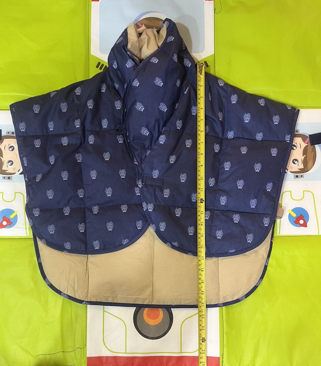 DAKS × Vintage Vintage Darks London Monogram Down Ponco Size US M / EU 48-50 / 2 - 8 Thumbnail