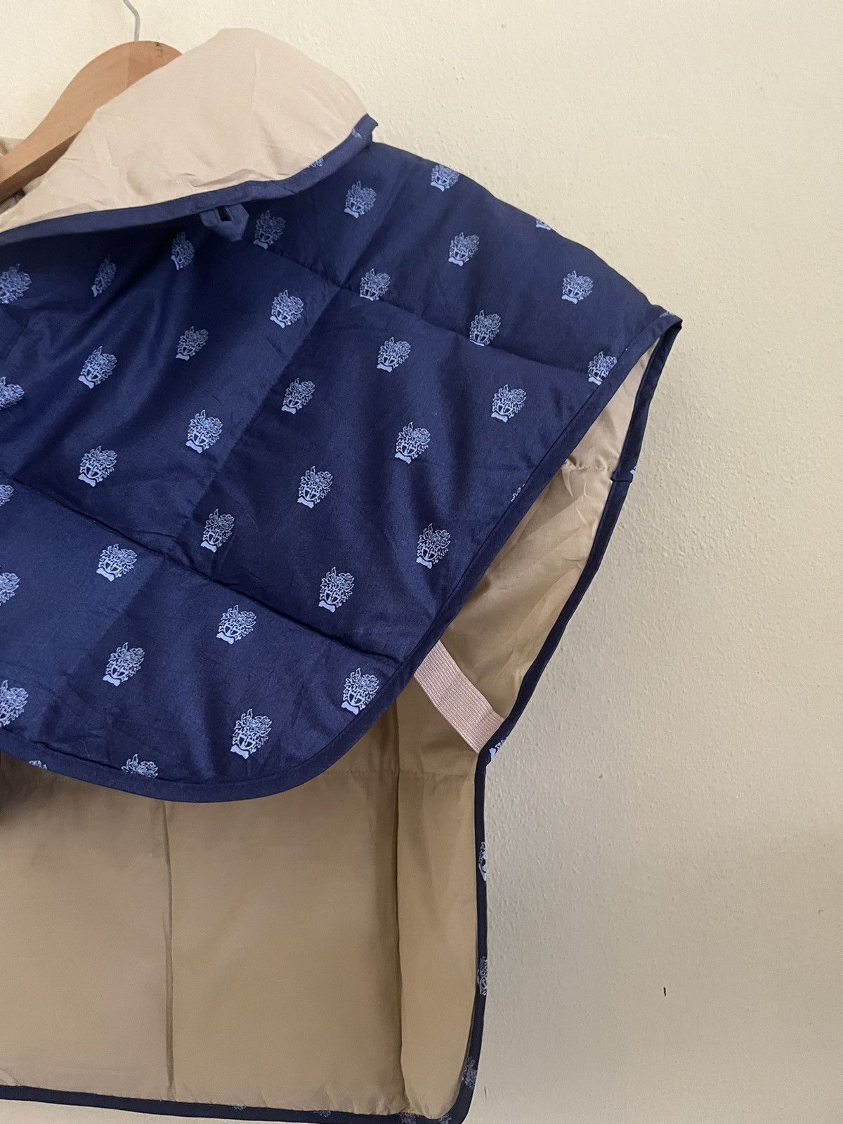 DAKS × Vintage Vintage Darks London Monogram Down Ponco Size US M / EU 48-50 / 2 - 5 Thumbnail