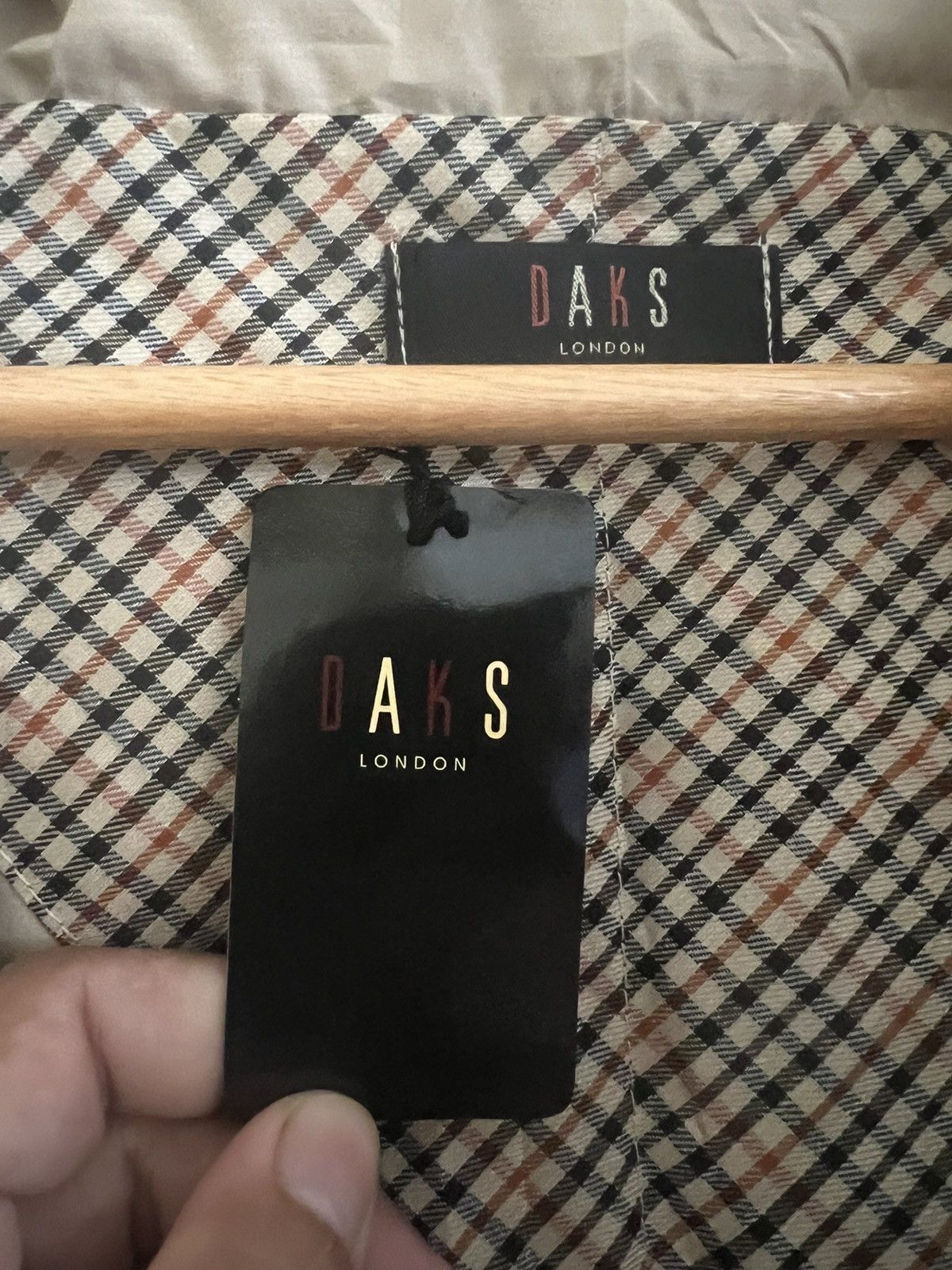 DAKS × Vintage Vintage Darks London Monogram Down Ponco Size US M / EU 48-50 / 2 - 6 Thumbnail