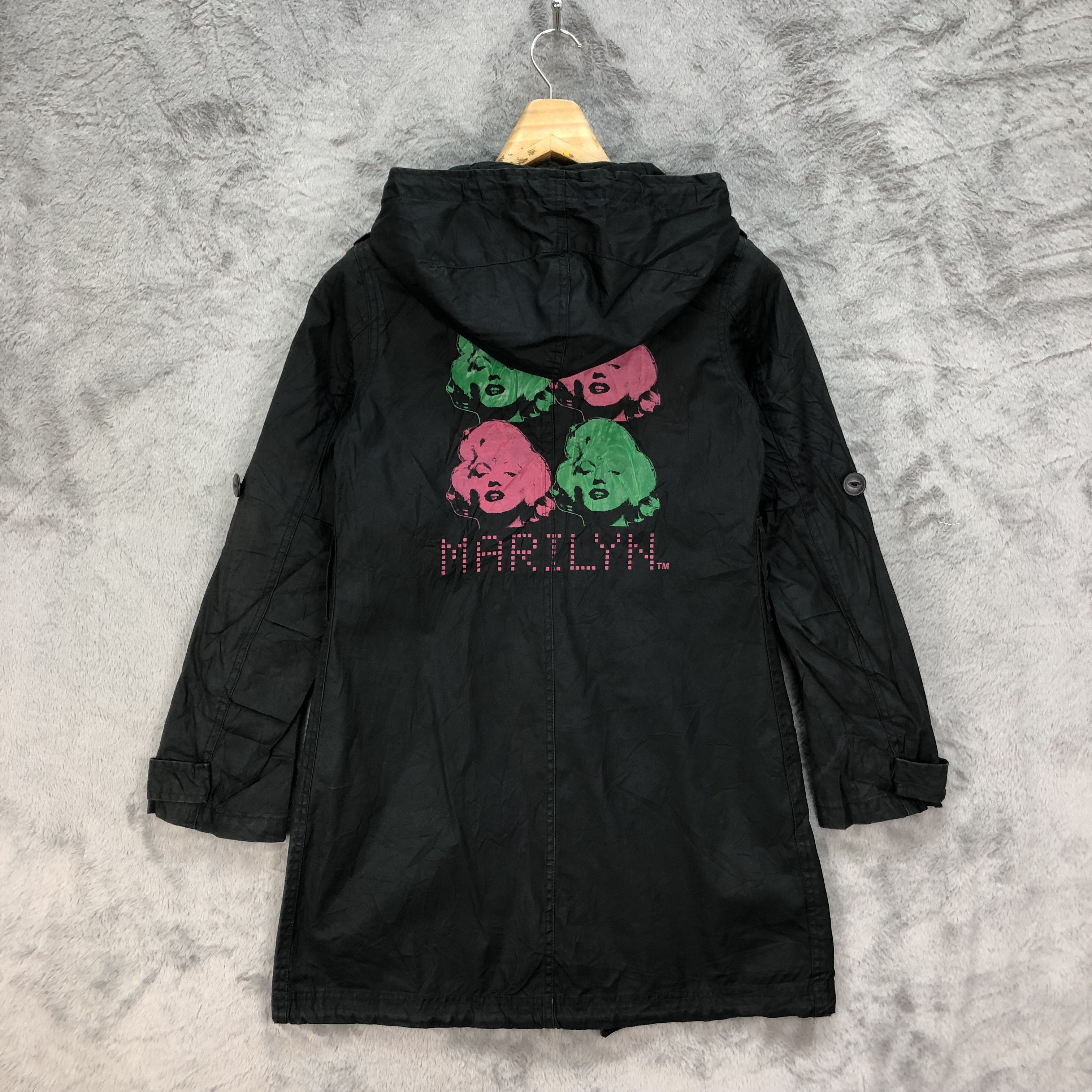 MOUSSY POP ART MARILYN MONROE BY MOUSSY PARKA #4854-174 Size XS / US 0-2 / IT 36-38 - 1 Thumbnail