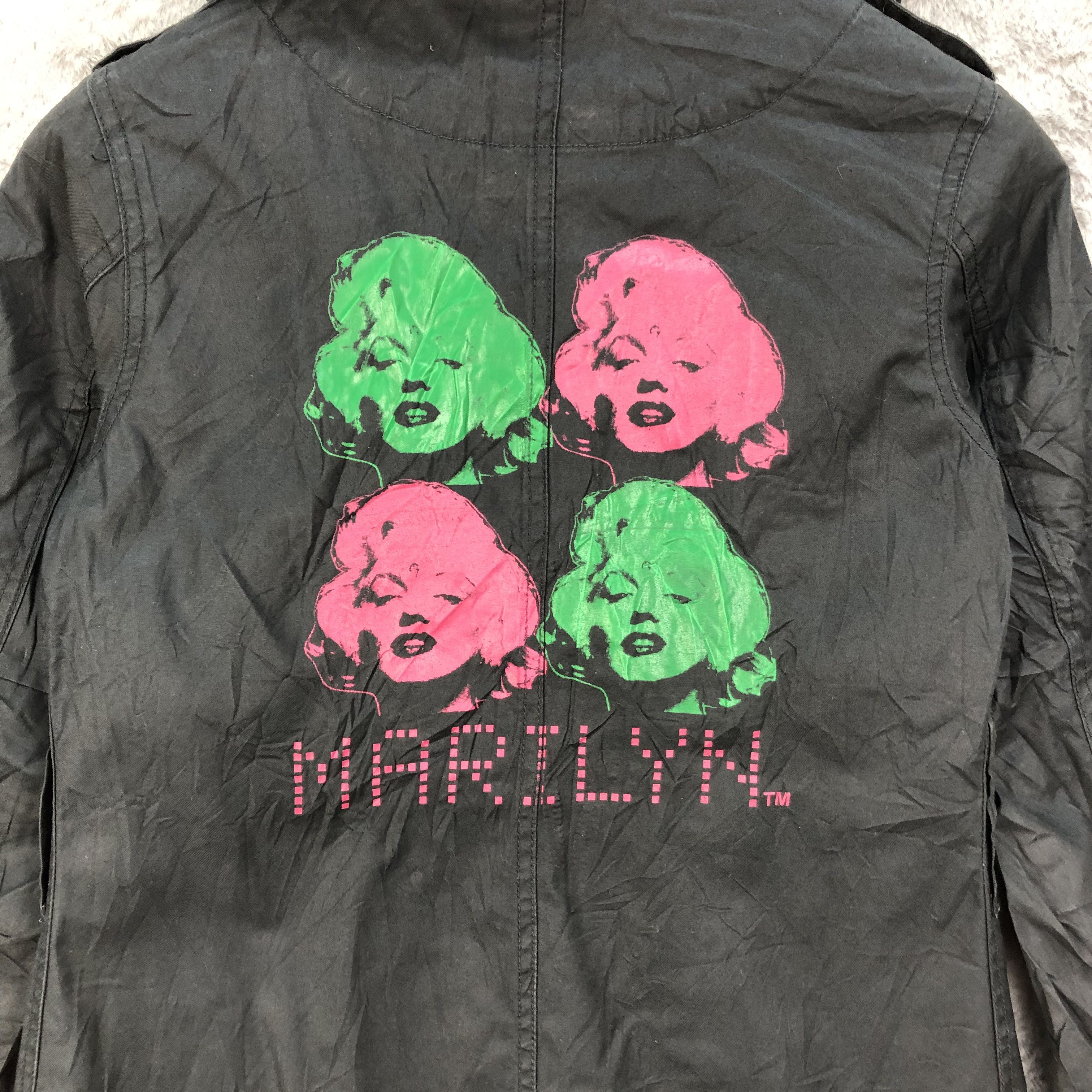 MOUSSY POP ART MARILYN MONROE BY MOUSSY PARKA #4854-174 Size XS / US 0-2 / IT 36-38 - 2 Thumbnail